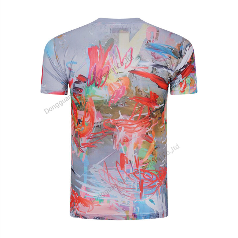 Custom T-Shirt, 100%Polyester Summer Sublimation T-Shirt, Diy Logo Pattern T-Shirt, Crew Neck Pullover T-Shirt