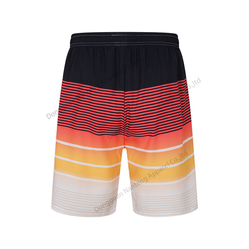 Custom Shorts, Polyester Fit Breathable Shorts, Sublimation Gradient Stripe Shorts, Pumping Pants Shorts