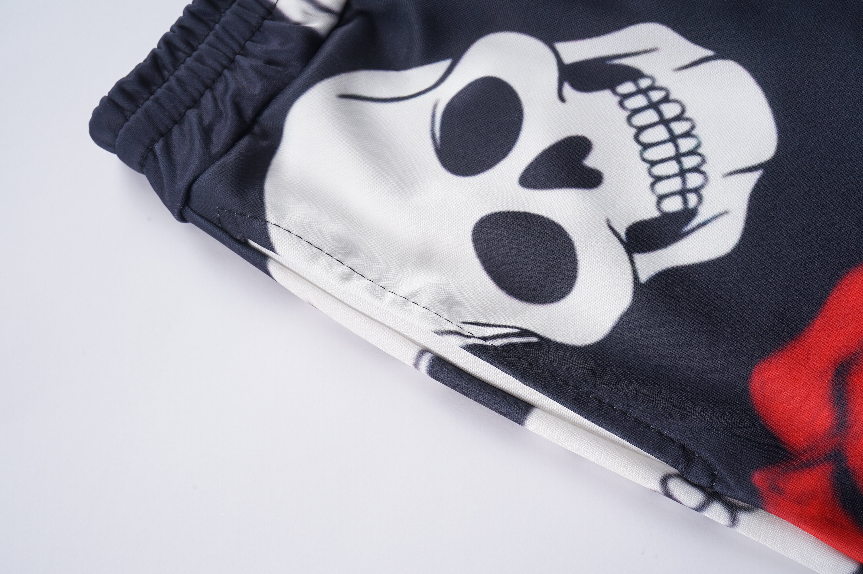 Custom Joggers, 88%Polyester Sublimation Joggers, Rose And Skull Pattern Joggers, Middle Waist Leggings Joggers