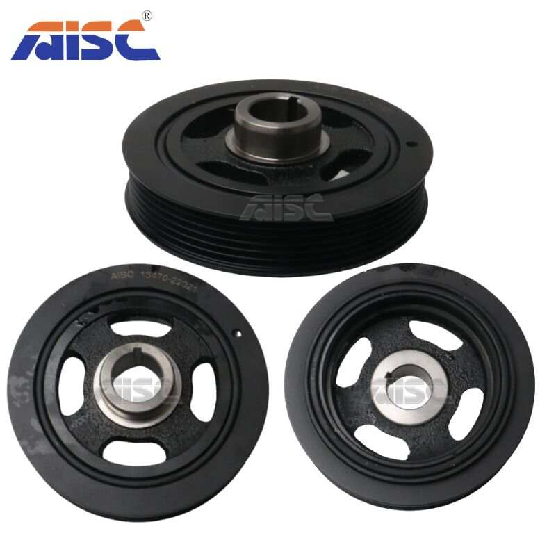 AISC Auto Parts, 13470-22021 ,Crankshaft pulley  For TOYOTA COROLLA,  Japanese & Korean Spare Parts One-stop Solution Since 1993