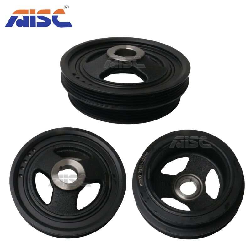 23124-22700 AISC Auto Parts POYO CRANKSHAFT PULLEY for HYUNDAI Japanese & Korean Parts One Stop Solution Since 1993