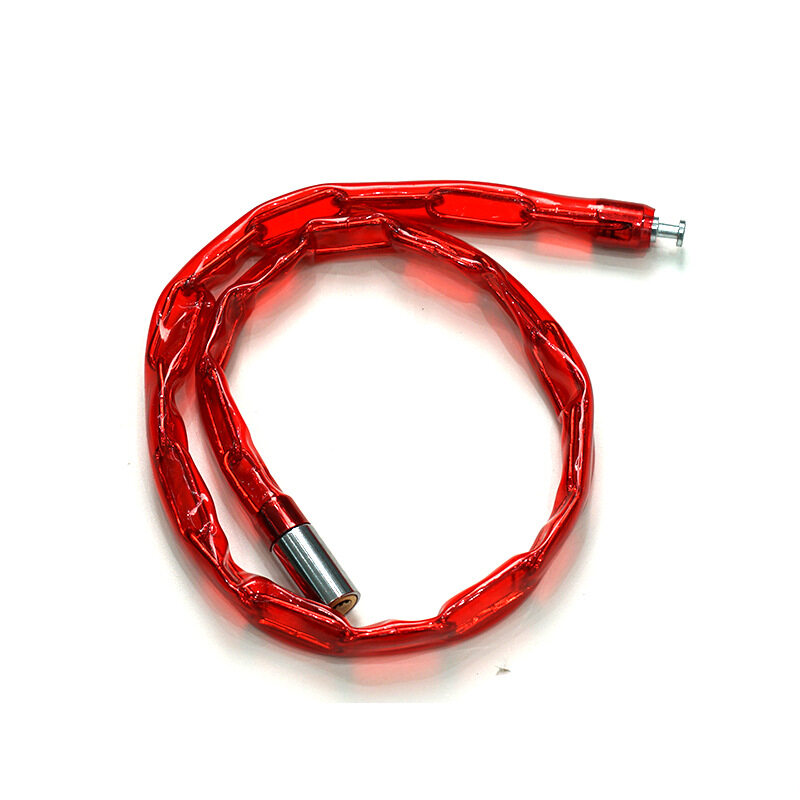 红色皮管锁链