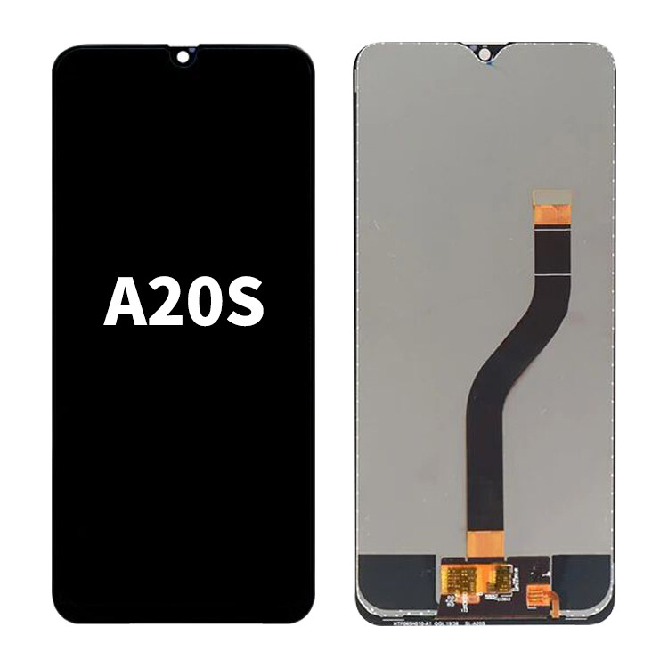 Para substituição do conjunto de tela LCD do celular Samsung Galaxy A20S