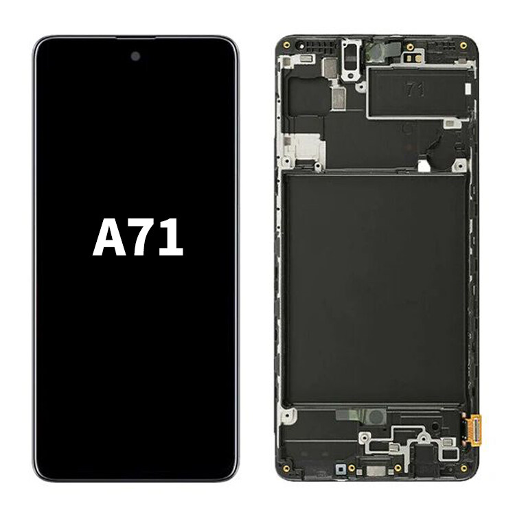 Para substituição do conjunto de tela LCD do celular Samsung Galaxy A71