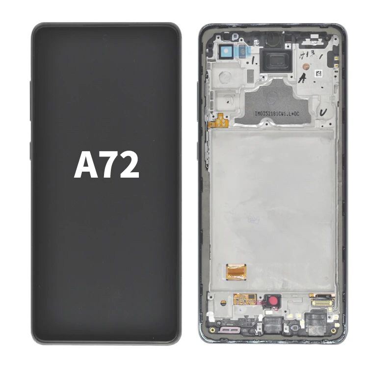 Para substituição do conjunto de tela LCD do celular Samsung Galaxy A72