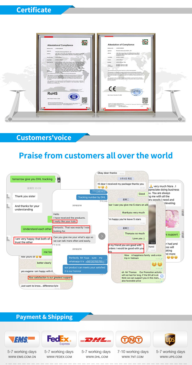 Custom Cell Phone LCD Display accessories