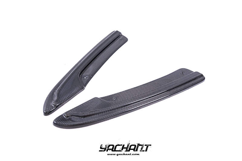 YCAD6029SCF 2013-2018 AUDI RS6 C7 Avant Maxton Style Rear Bumper Corner Caps Spats CF (4).jpg