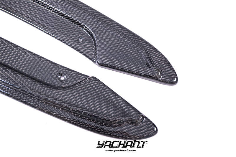 YCAD6029SCF 2013-2018 AUDI RS6 C7 Avant Maxton Style Rear Bumper Corner Caps Spats CF (12).jpg