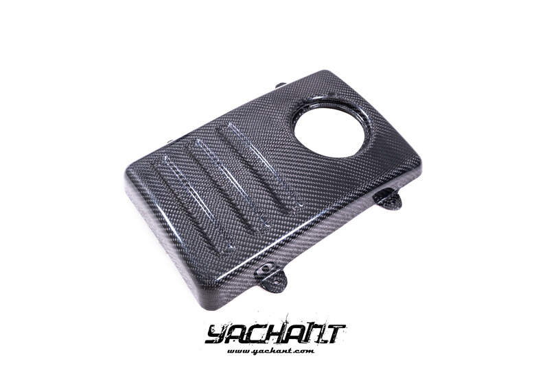 YCFR430004FCF 2004-2009 Ferrari F430 CoupeSpider Scuderia16M Coolant Reservoir Tank Cover  (Replacement) Full Carbon Fiber (8).jpg