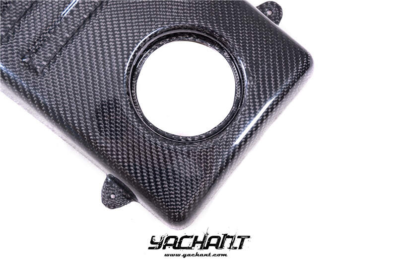 YCFR430004FCF 2004-2009 Ferrari F430 CoupeSpider Scuderia16M Coolant Reservoir Tank Cover  (Replacement) Full Carbon Fiber (13).jpg