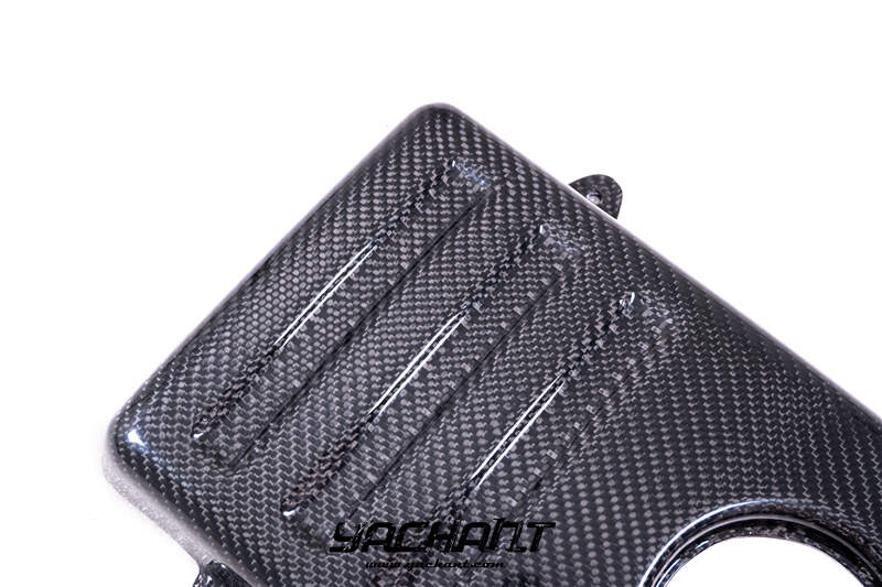 YCFR430004FCF 2004-2009 Ferrari F430 CoupeSpider Scuderia16M Coolant Reservoir Tank Cover  (Replacement) Full Carbon Fiber (14).jpg