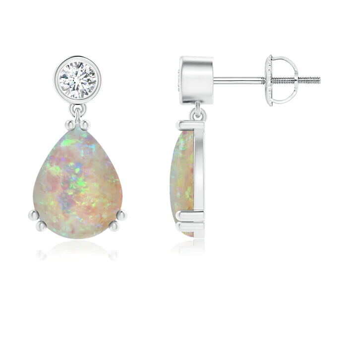 7X9MM 925 Silver Jewlery Opal Earring Drop Studs