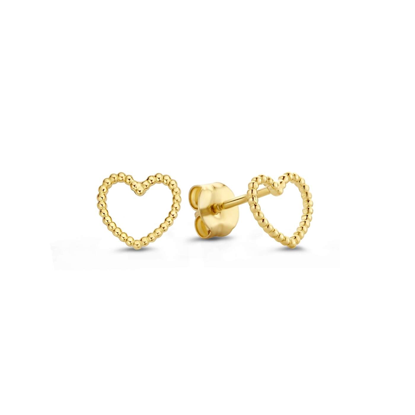 Trendy Bestseller Factory Direct Earrings Heart Shape Sterling Silver Studs