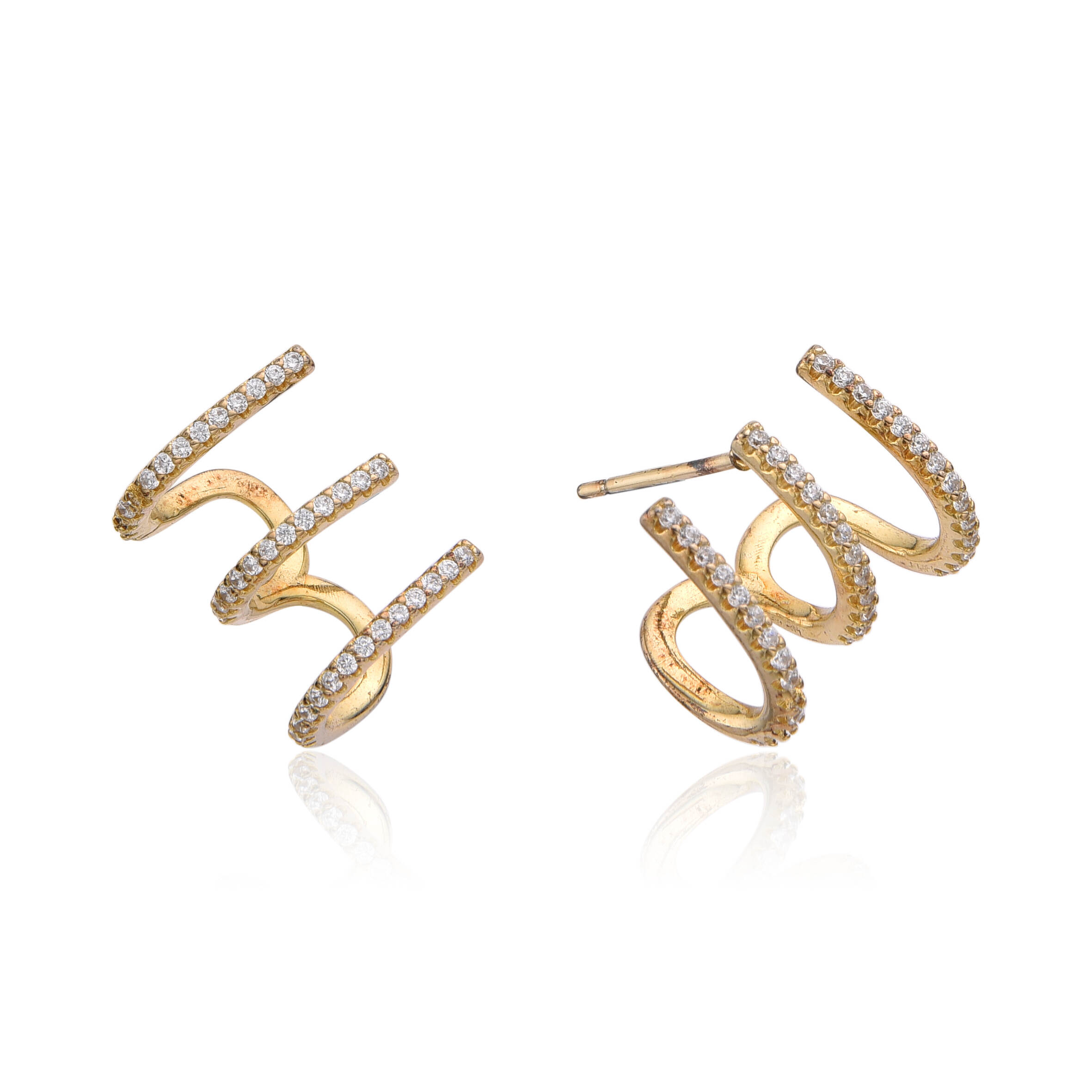 Trendy Layers Bestseller Earrings Sterling Silver Ear Cuff