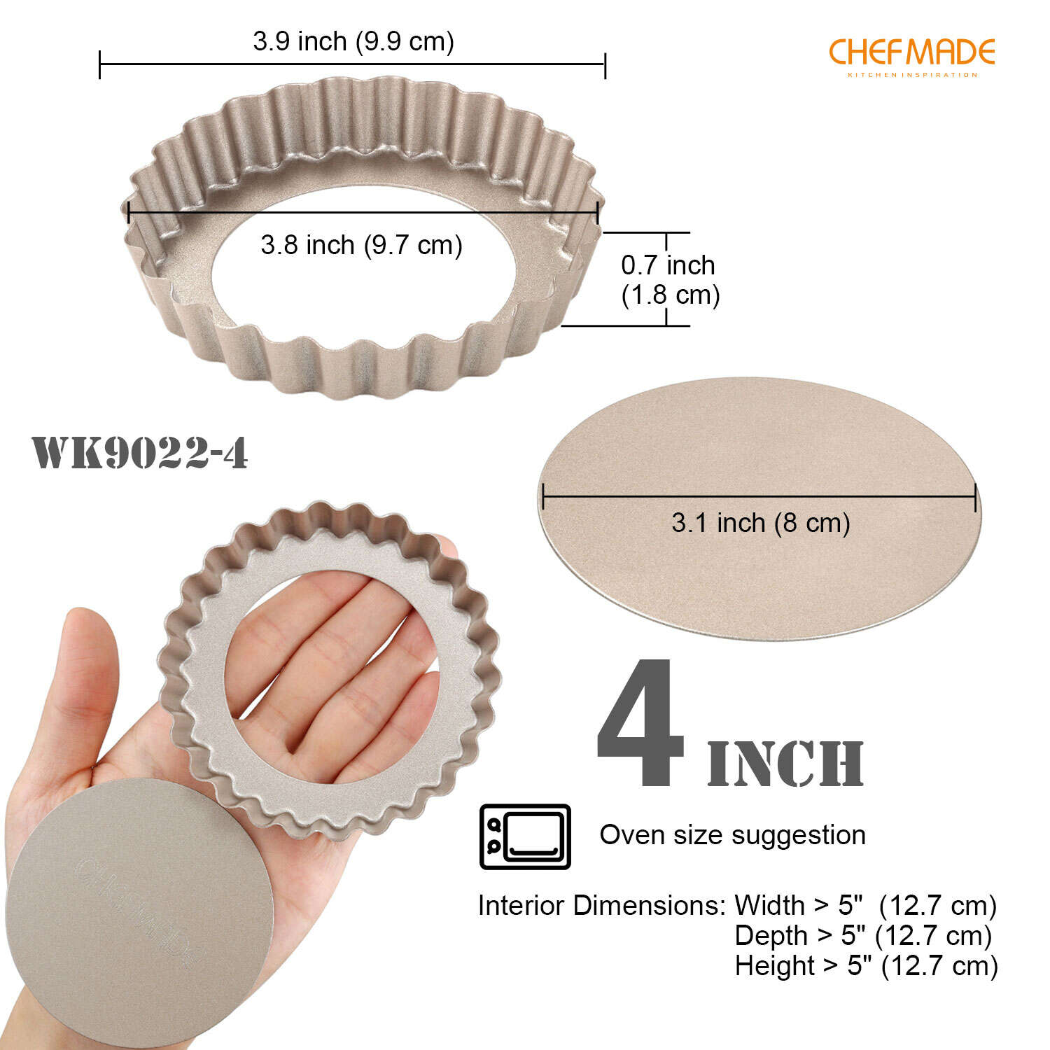 mini tart pans removable bottom, 4 inch tart pans, 4 inch tart pans with removable bottoms, 4 tart pan removable bottom, mini round tart pans