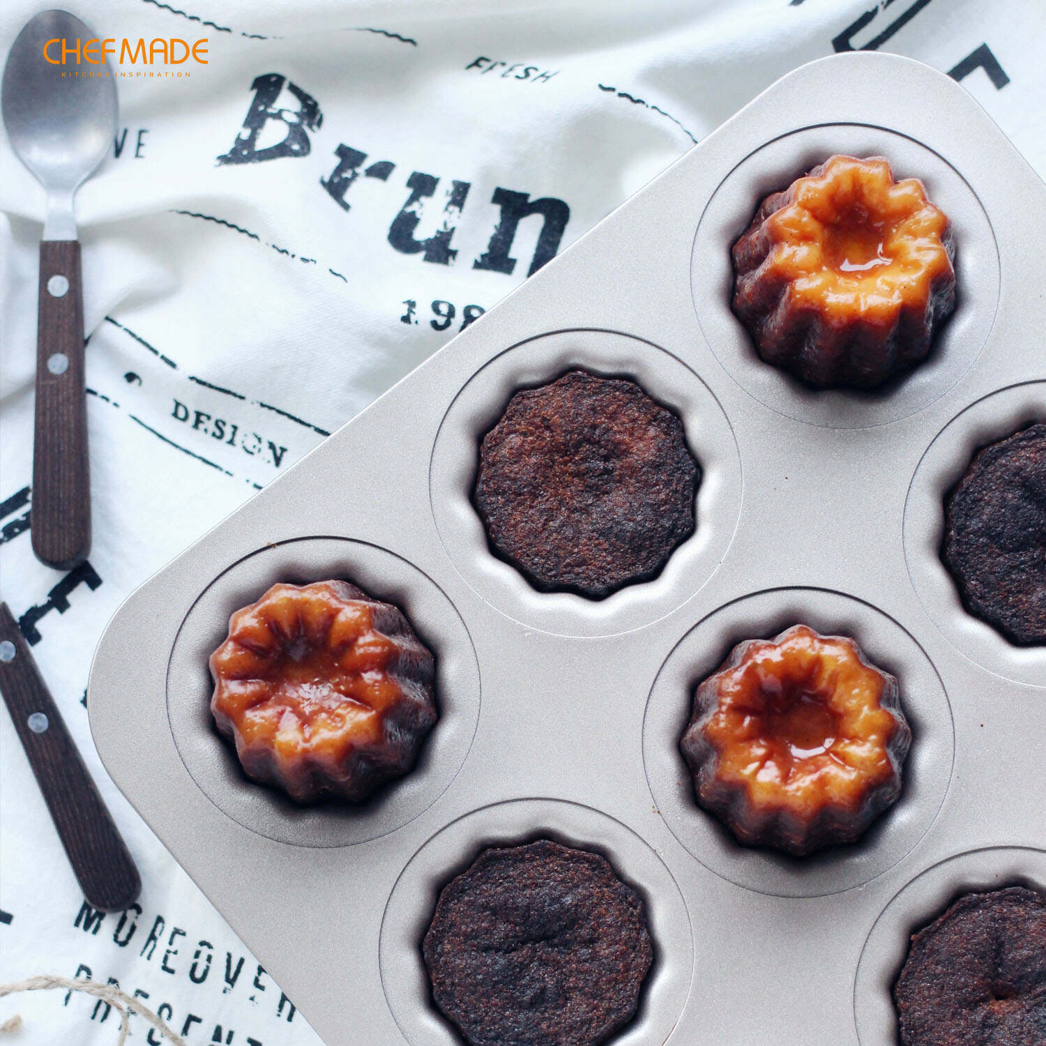chefmade canele mold, chefmade canele pan