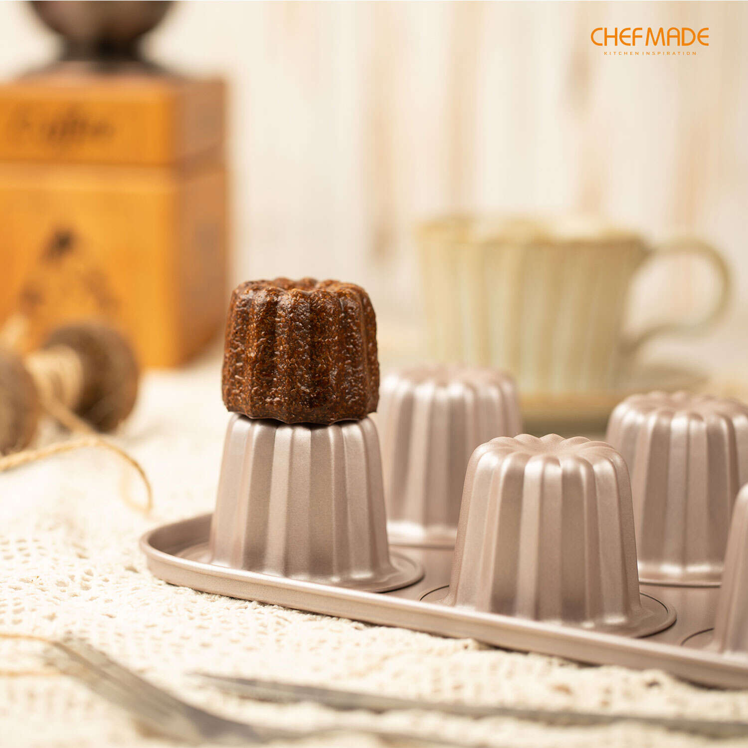 french canele mold, cannele pan