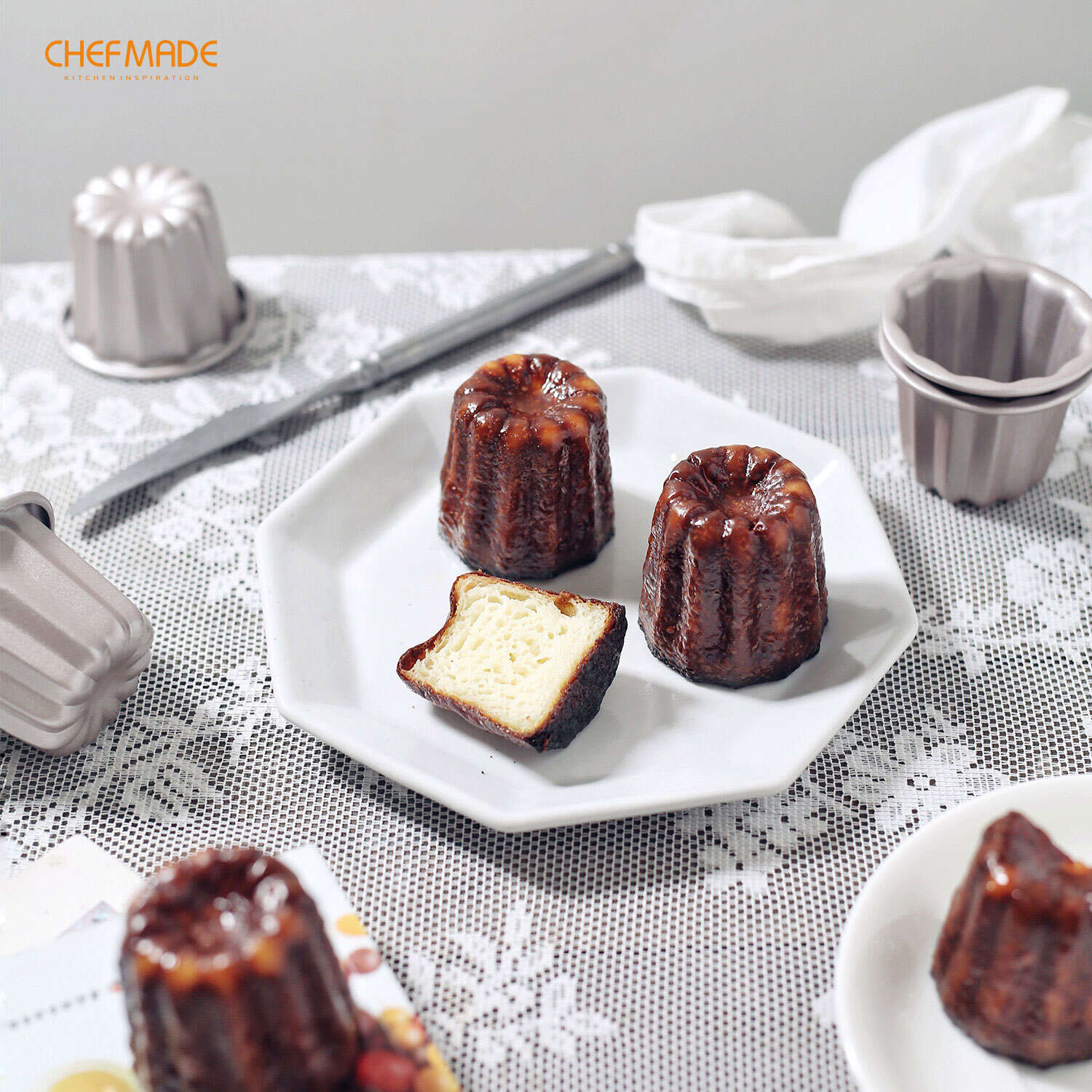 canele muffin tin, canele tin, canele tins