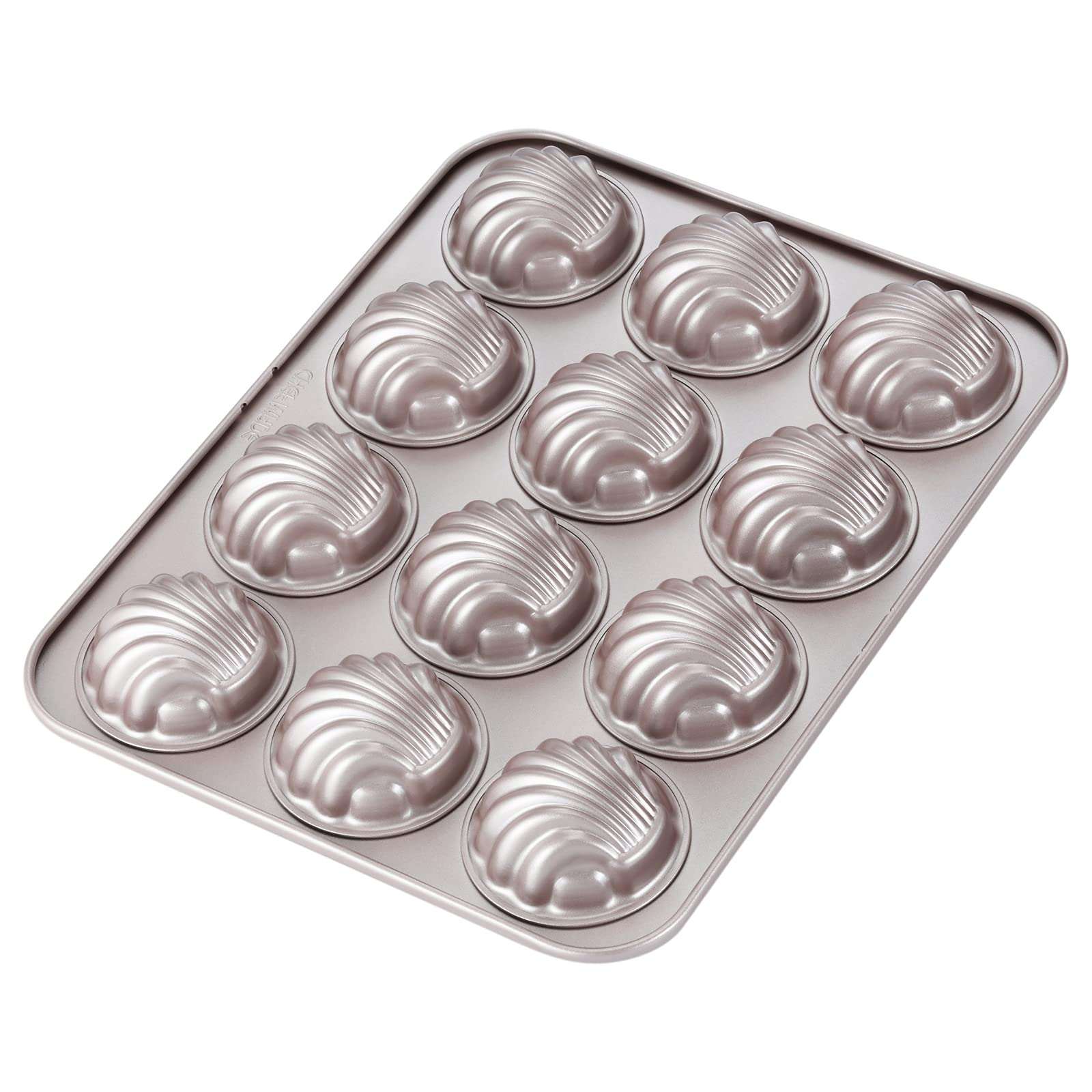 Madeleine Cake Pan Spherical Shell 12-Well
