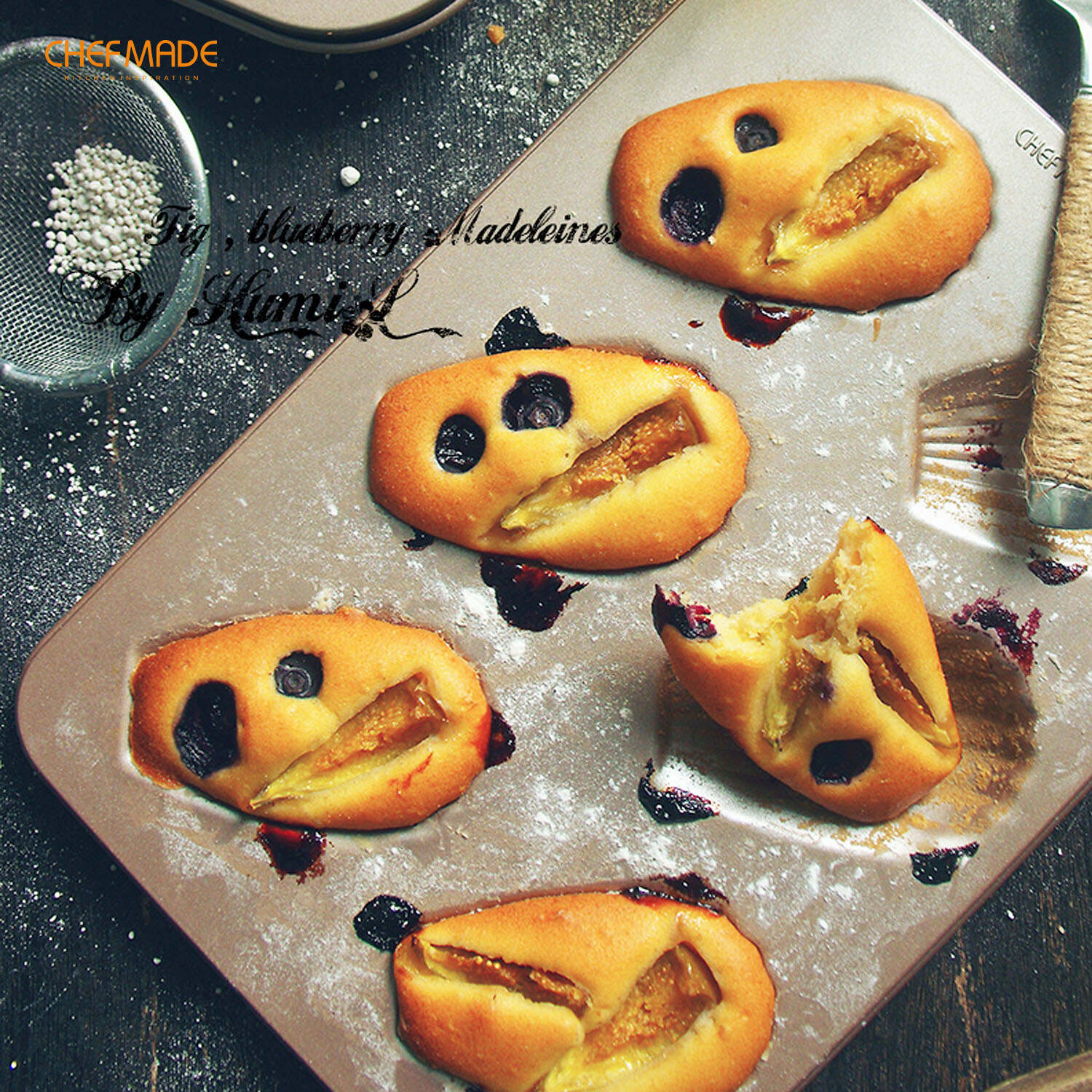 madeleine muffin pan, shell madeleine baking pan