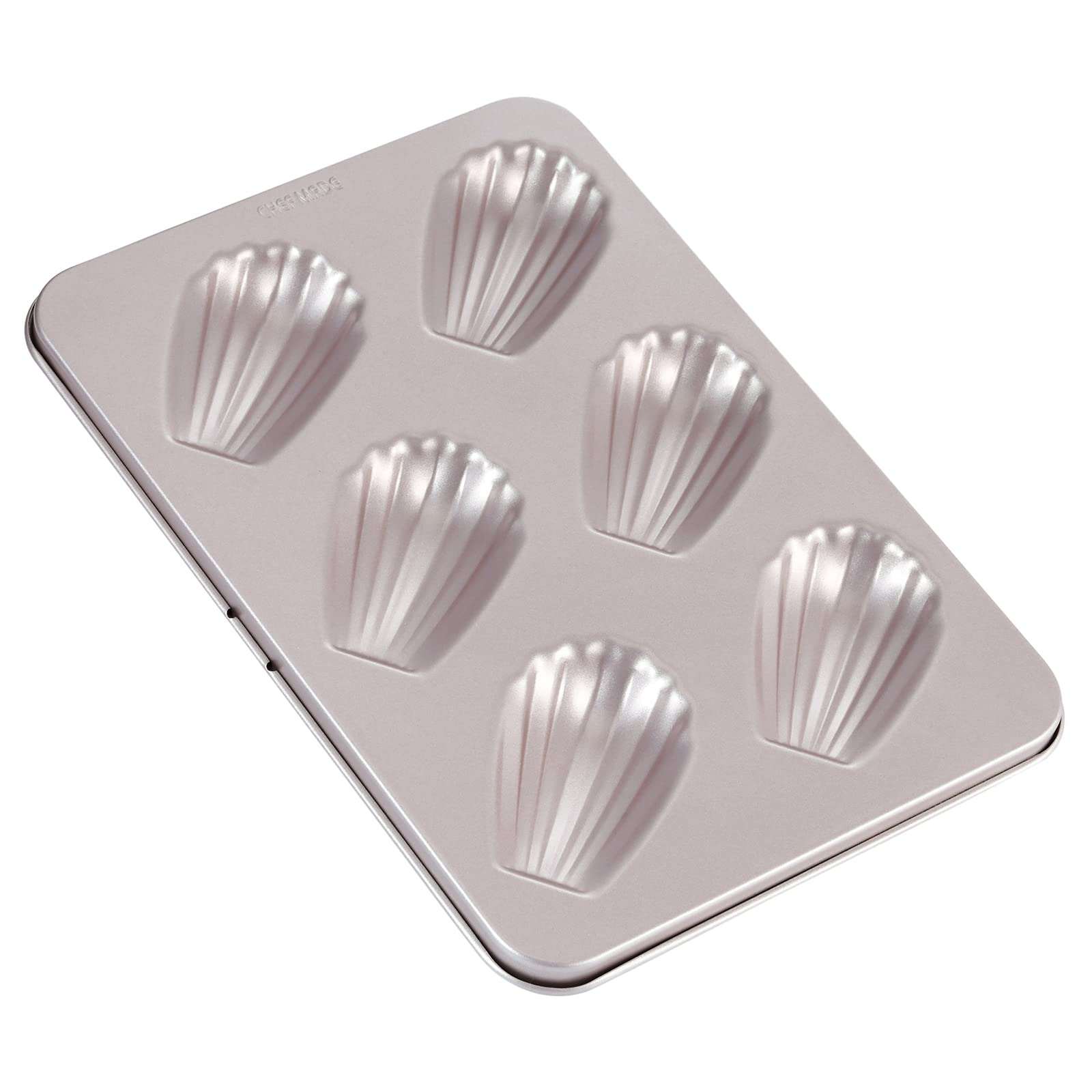Madeleine Cake Pan Oval Shell 6 Well