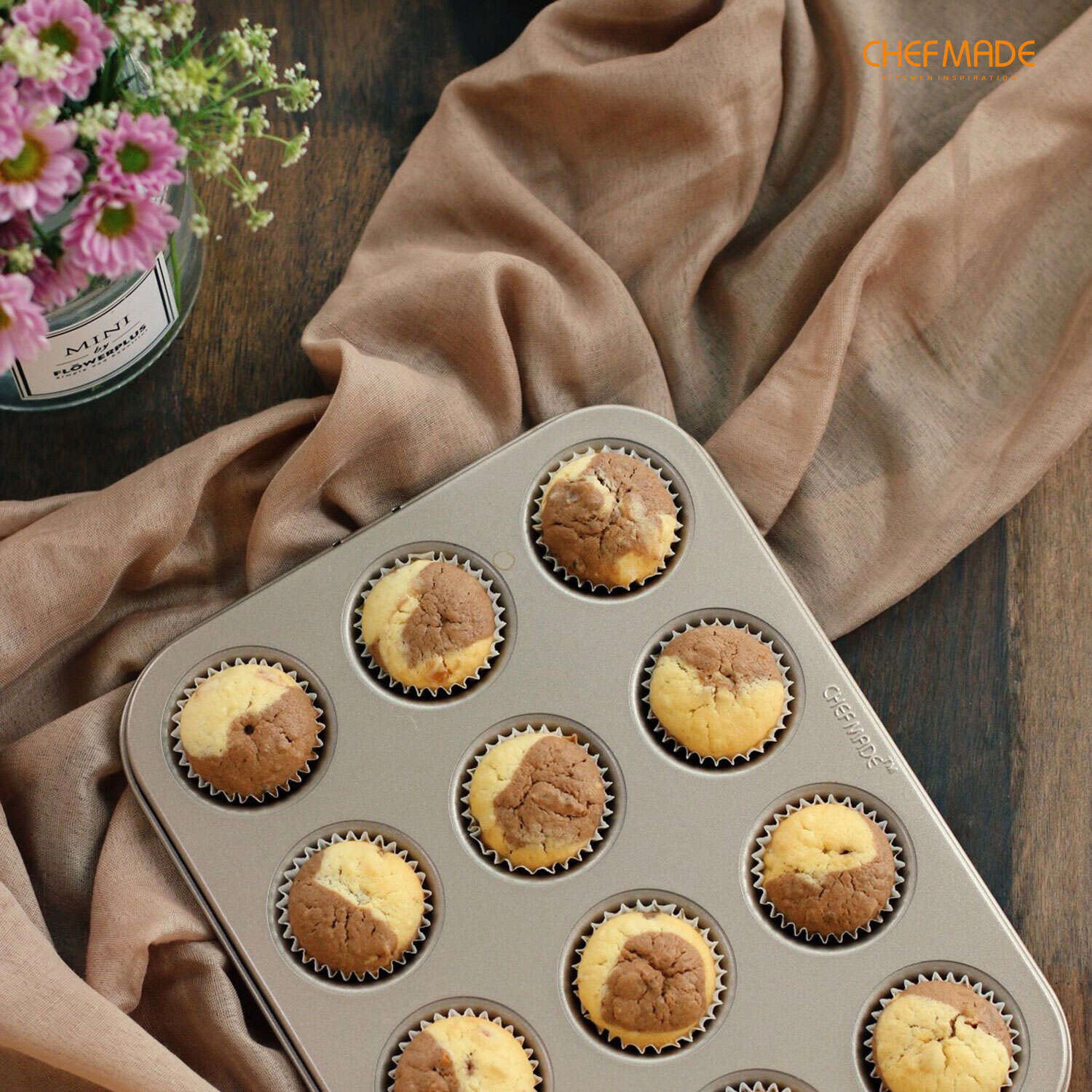 mini muffin pan 12 cup, 12 count mini muffin pan, 12 mini muffin pan