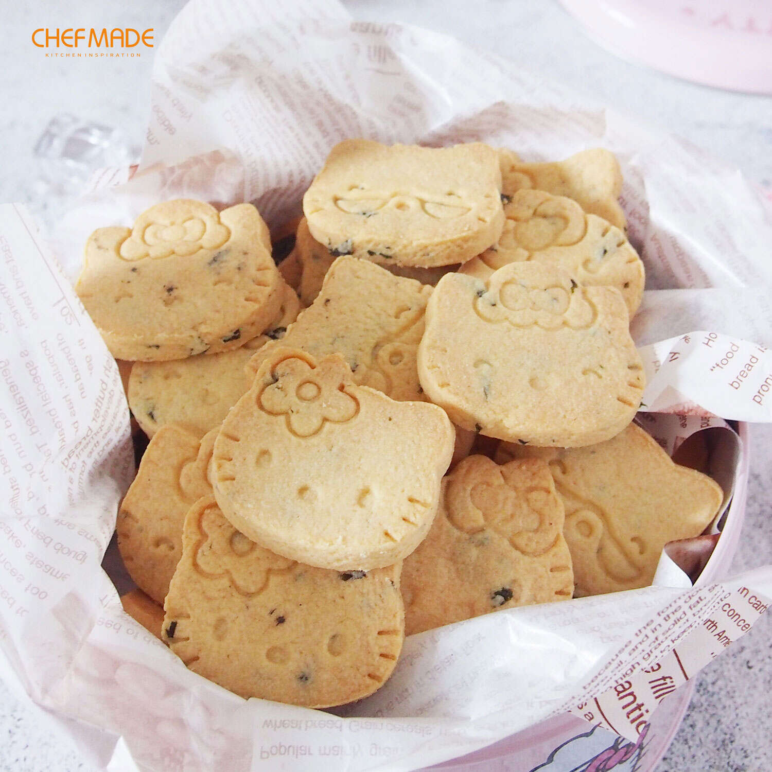hello kitty cookie cutter mold with stamps