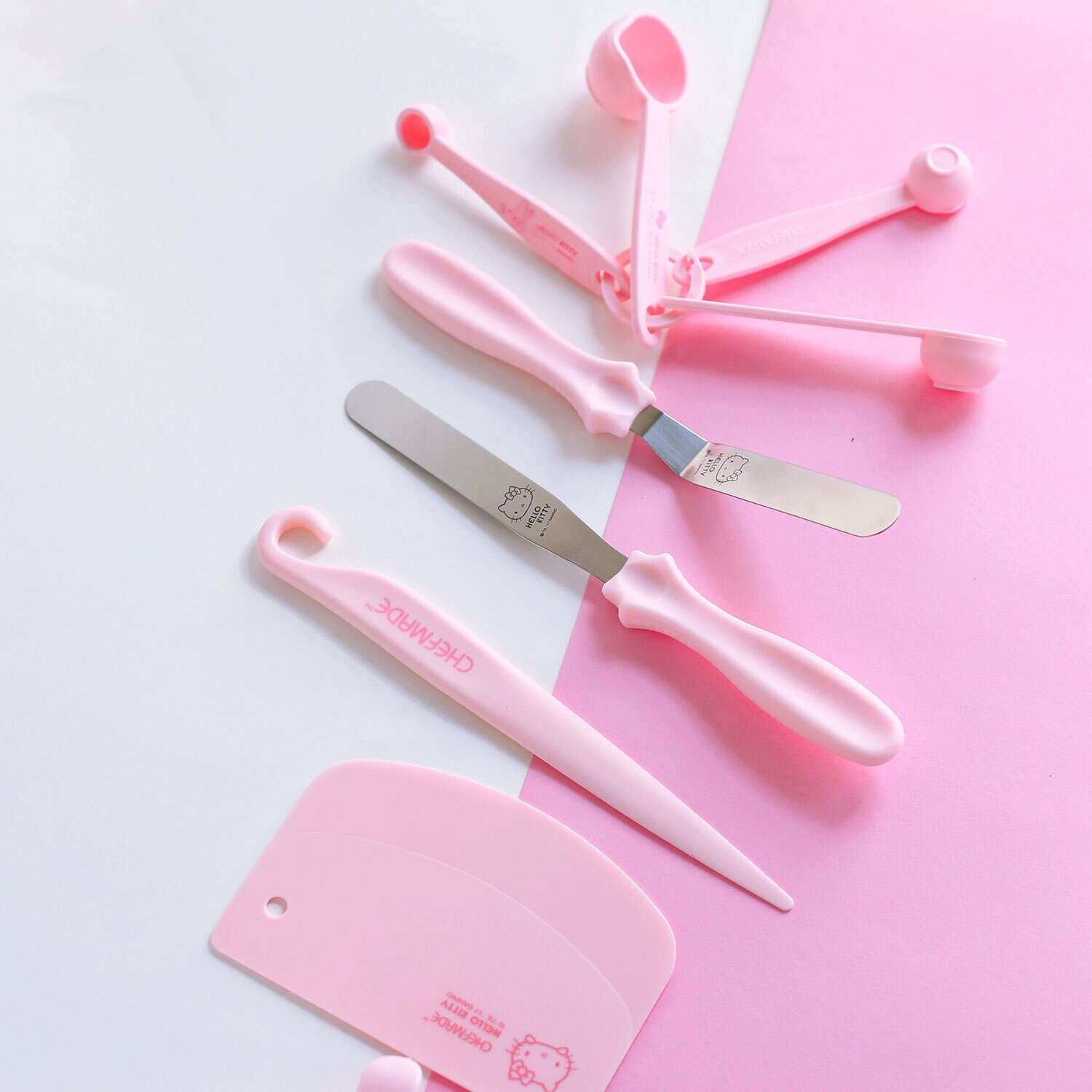 plastic measuring spoon set, kitchen measuring spoon set