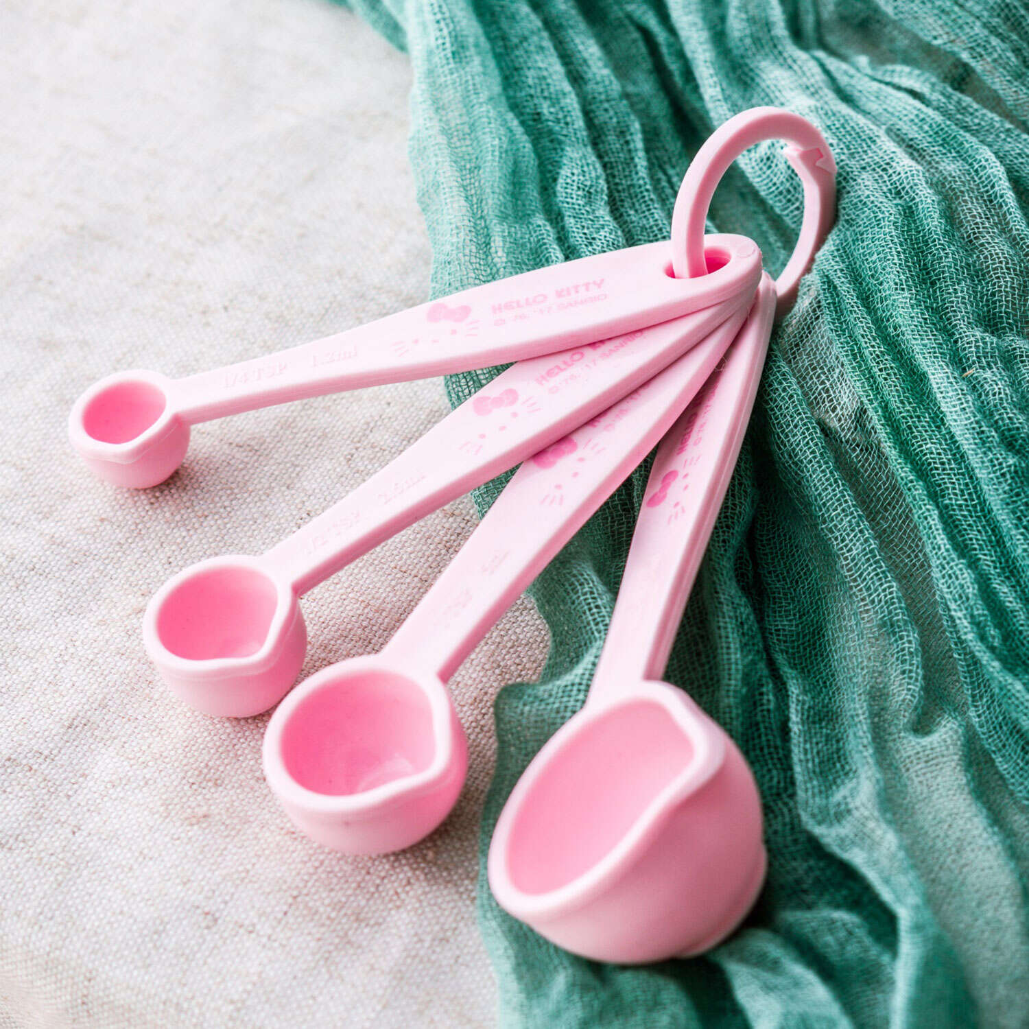 plastic measuring spoon set, kitchen measuring spoon set