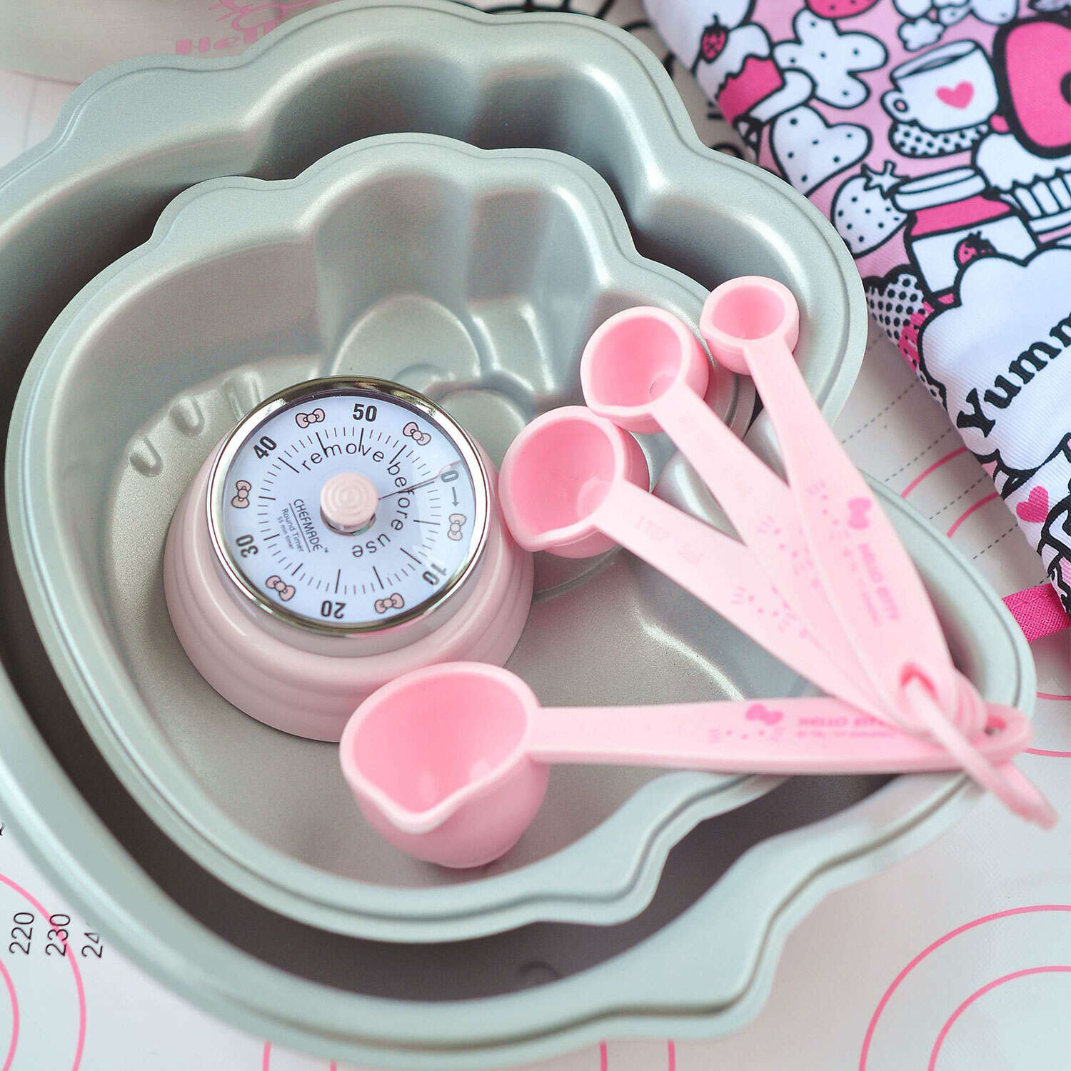 plastic measuring spoon set, kitchen measuring spoon set