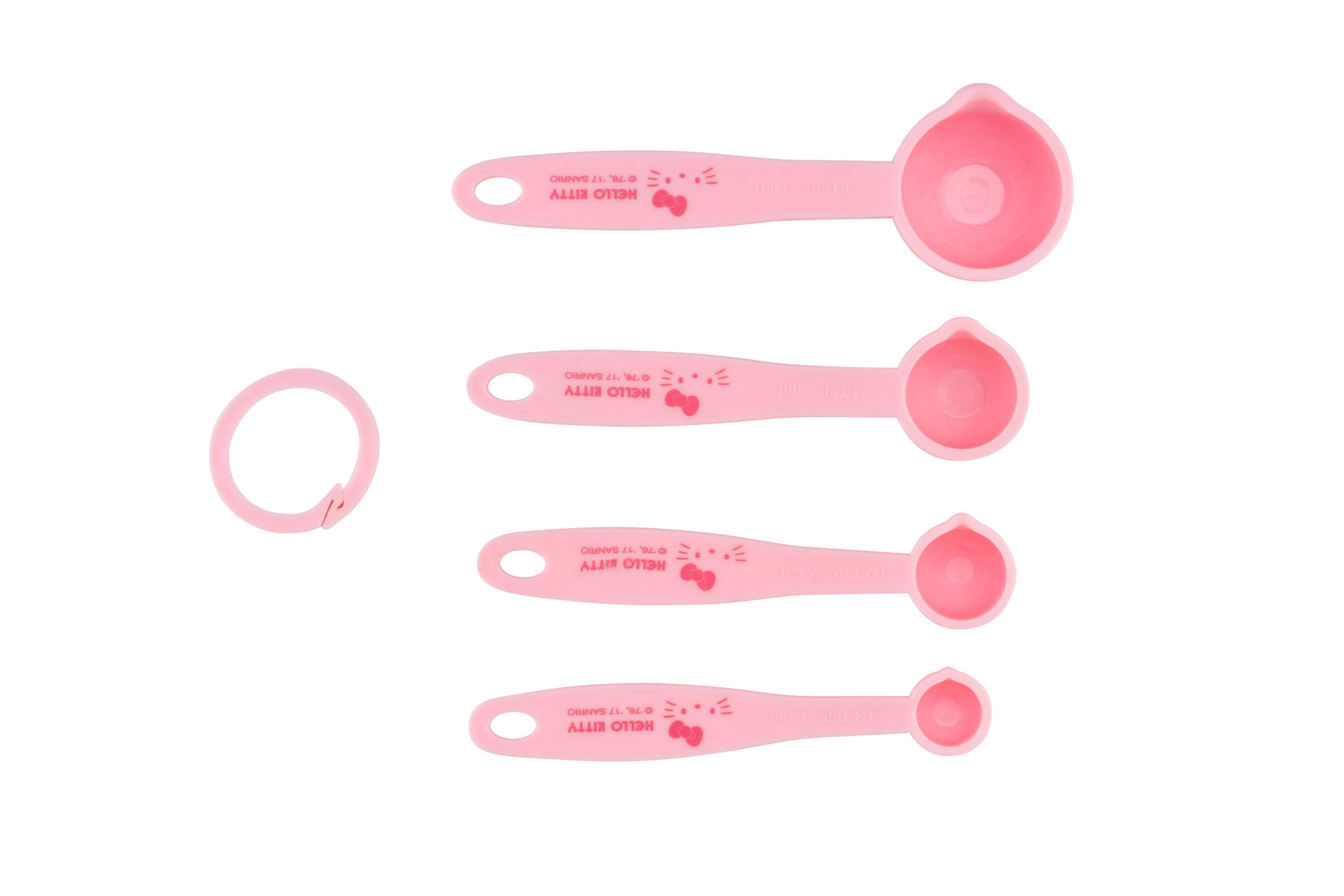 plastic measuring spoon set, kitchen measuring spoon set