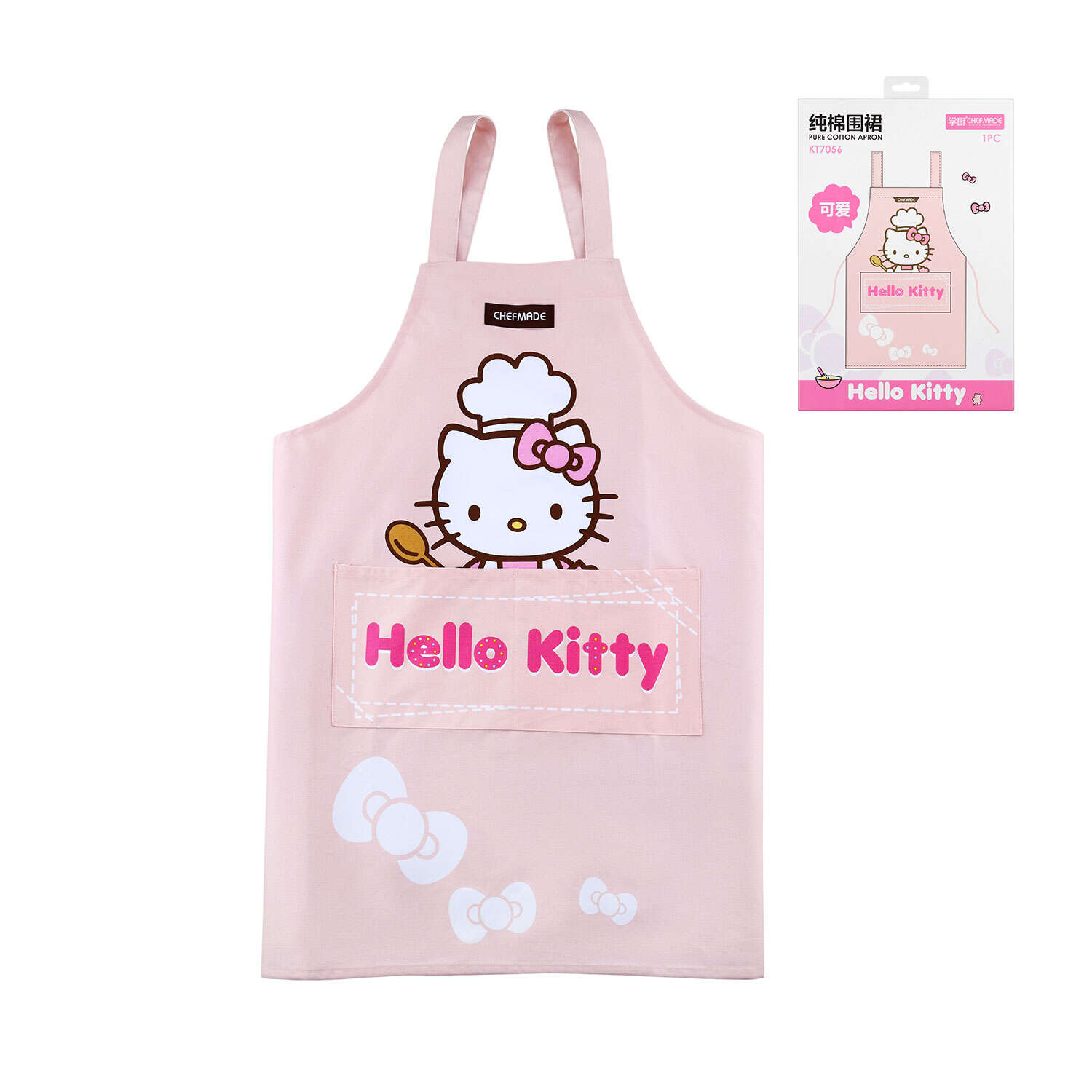 HELLO KITTY PINK APRON