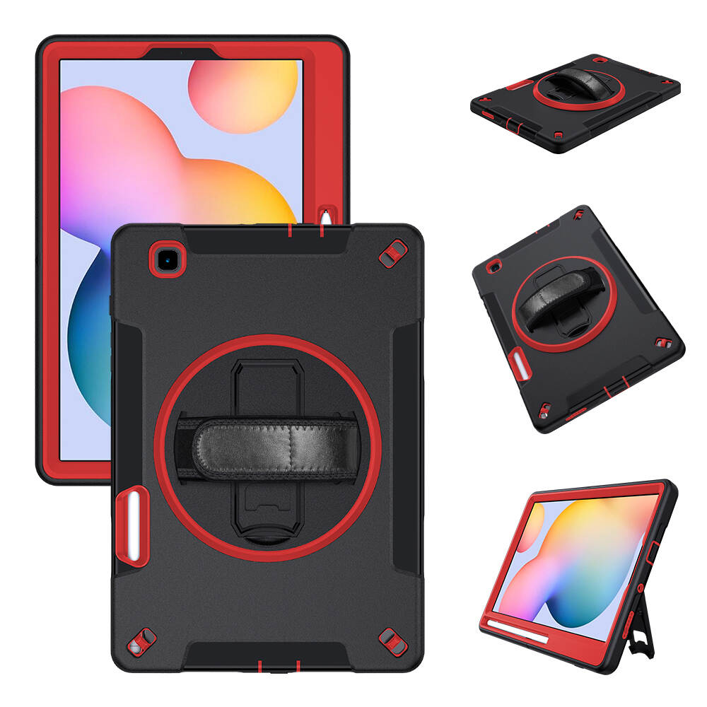 samsung galaxy tab s6 lite rugged case, samsung tab s6 lite rugged case, samsung tab s6 lite red rugged case