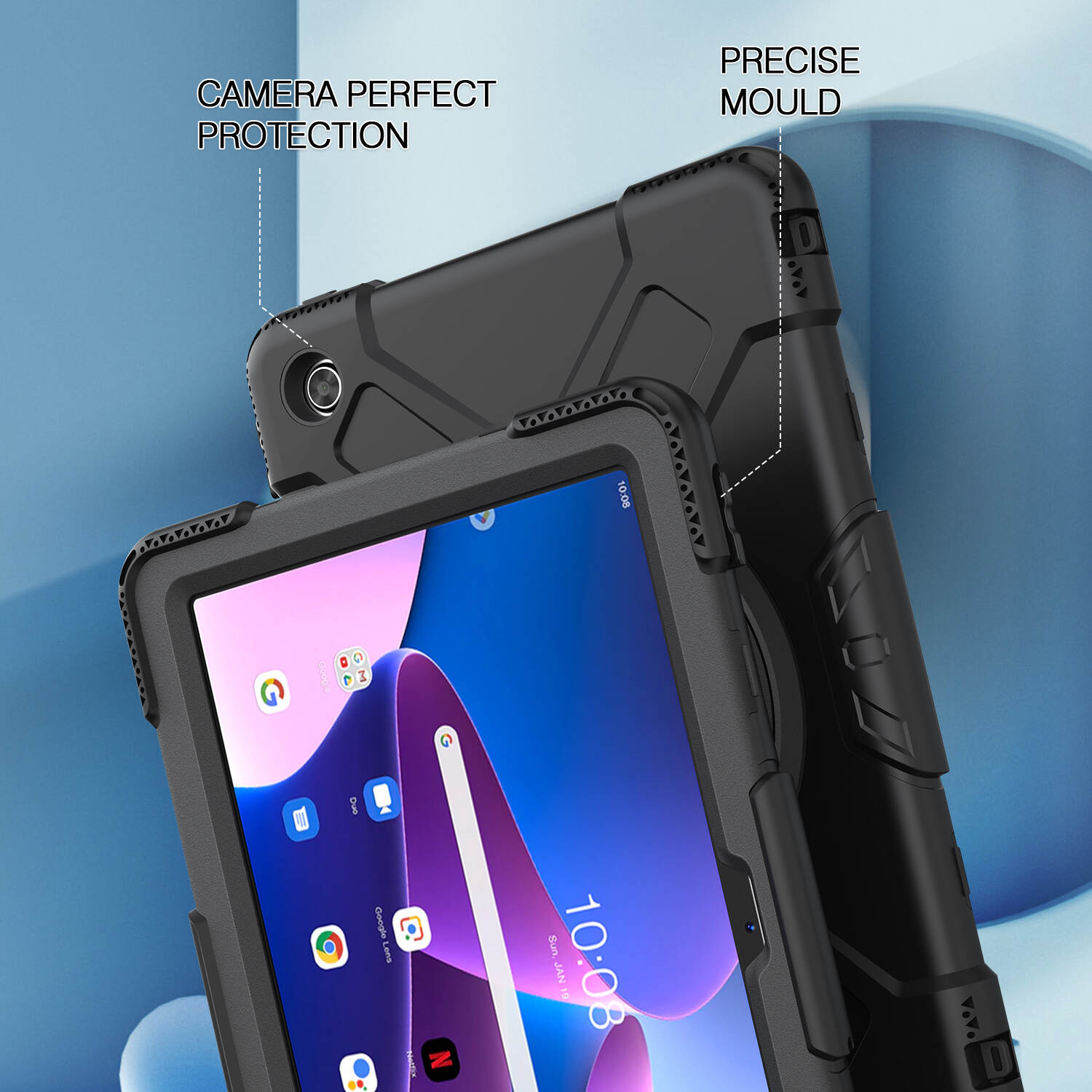 case for lenovo tab m10 plus, lenovo smart tab m10 plus case, lenovo tab m10 plus 10.3 case