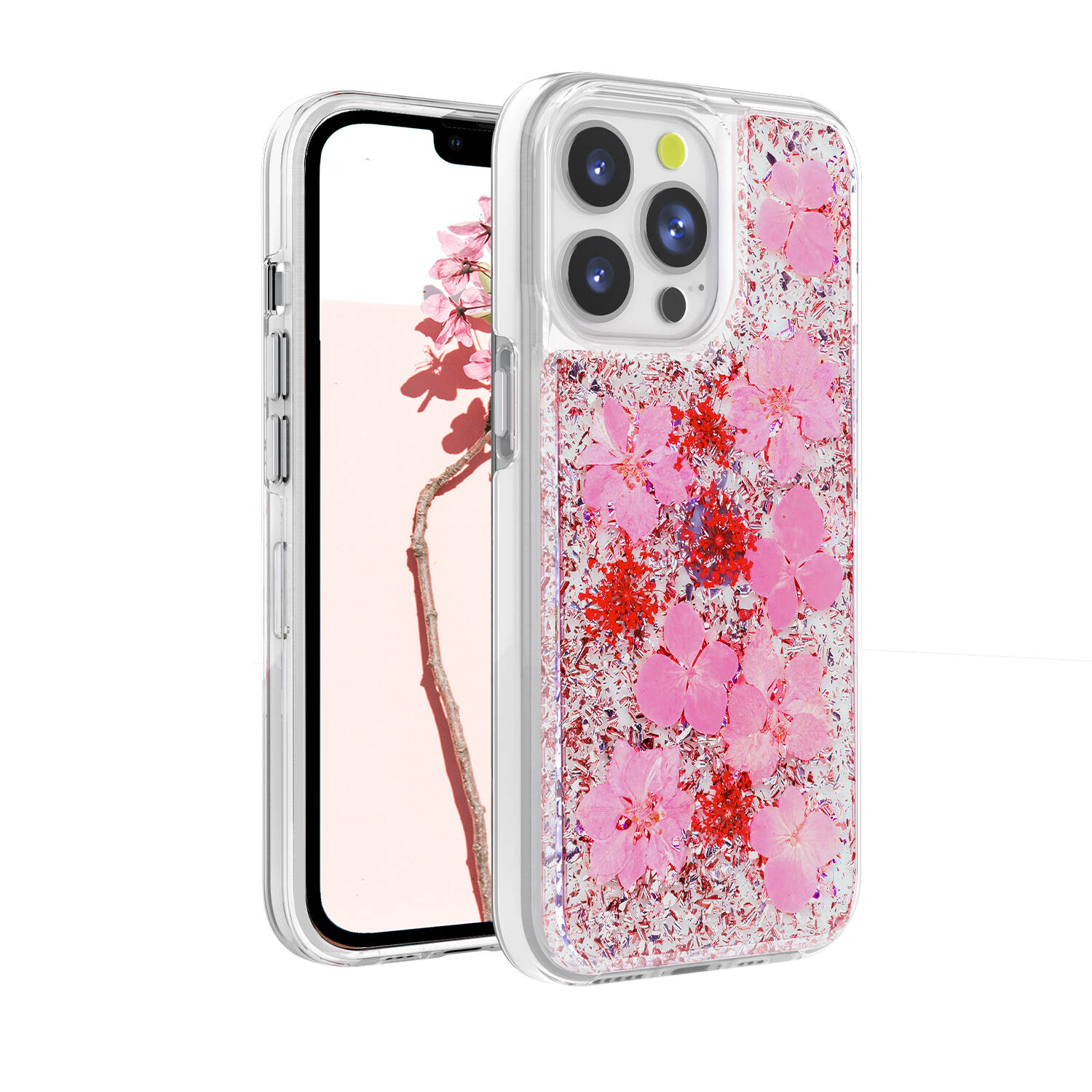 Custom Made Phone Accessories Factory,Flower Mobile Phone Protective Case Cover,Iphone 13 Pro Max Mini Acrylic Clear Phone Case Factory,Oem Iphone Case Custom Factory,Shockproof Iphone13 Pro Protective Case Cover