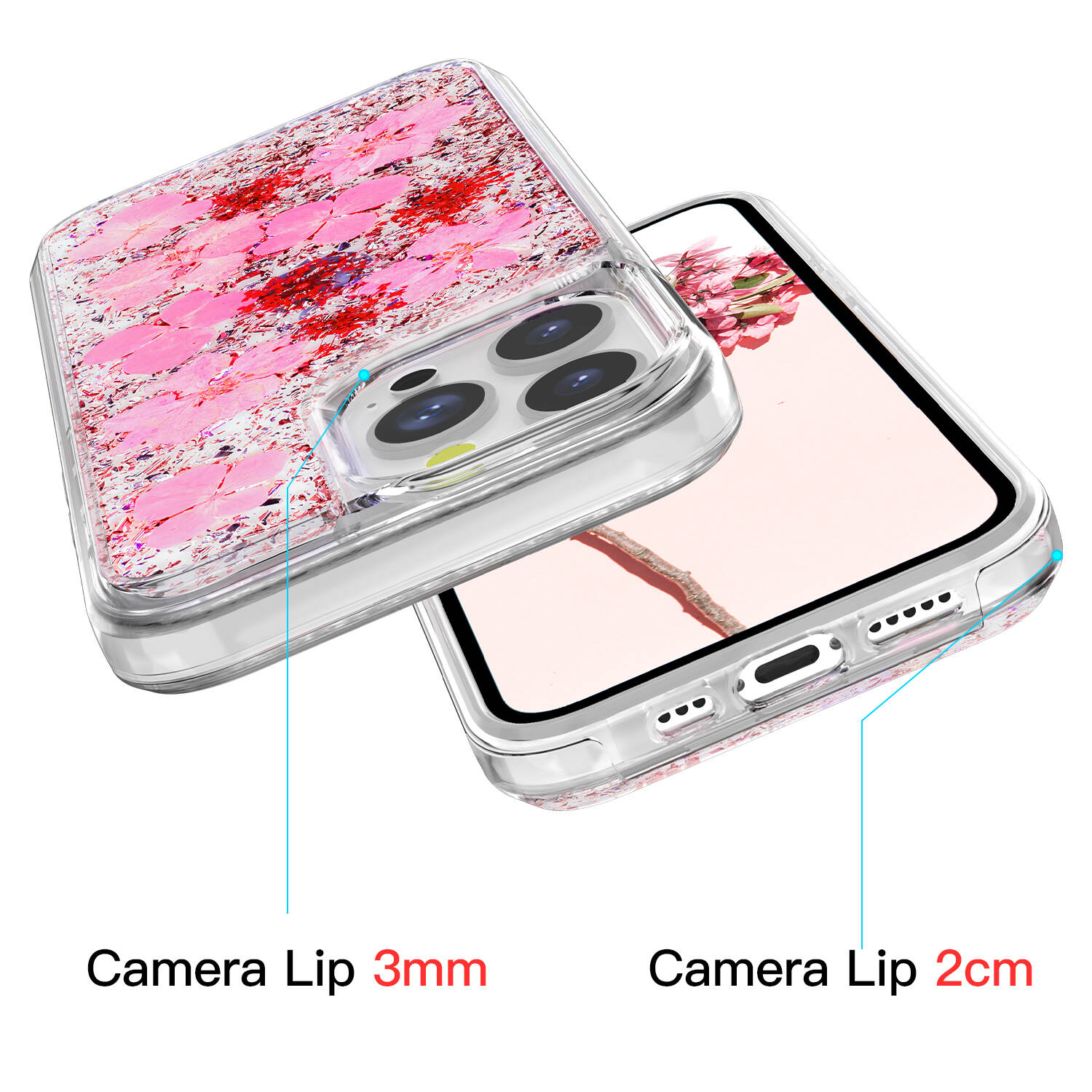 Custom Made Phone Accessories Factory,Flower Mobile Phone Protective Case Cover,Iphone 13 Pro Max Mini Acrylic Clear Phone Case Factory,Oem Iphone Case Custom Factory,Shockproof Iphone13 Pro Protective Case Cover