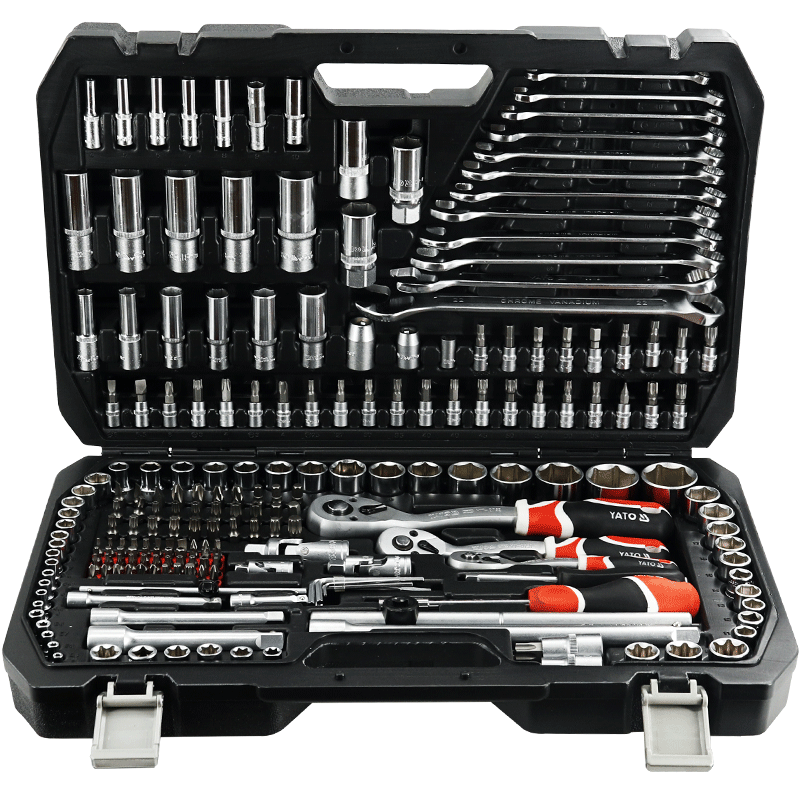 215 piece professional socket set, socket tool kit set