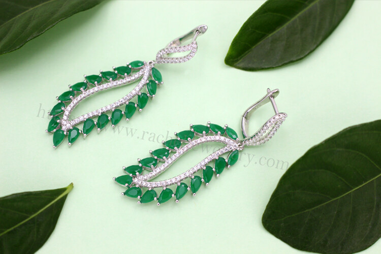 Customized gem dangle earrings.jpg