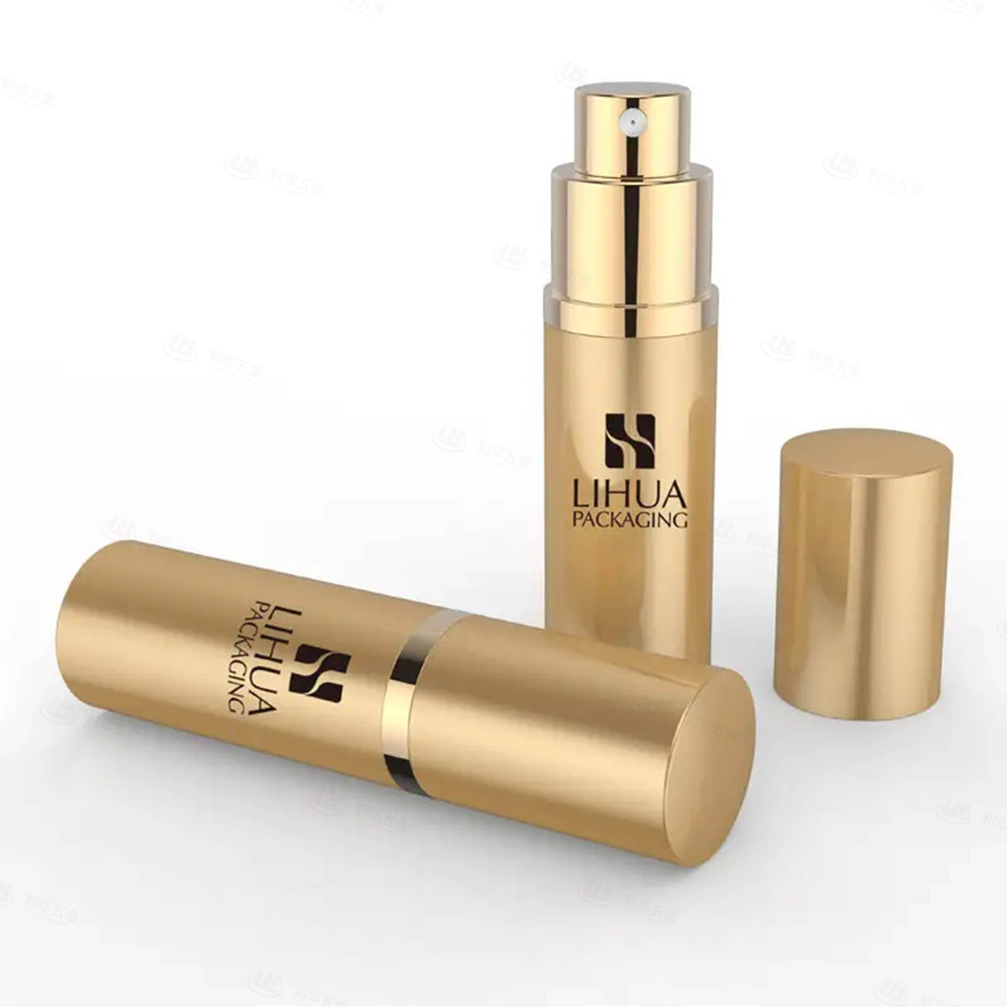 empty glass perfume bottles wholesale Refillable travel pocket mini aluminum glass spray atomizer perfume bottle 10ml | PW-002A