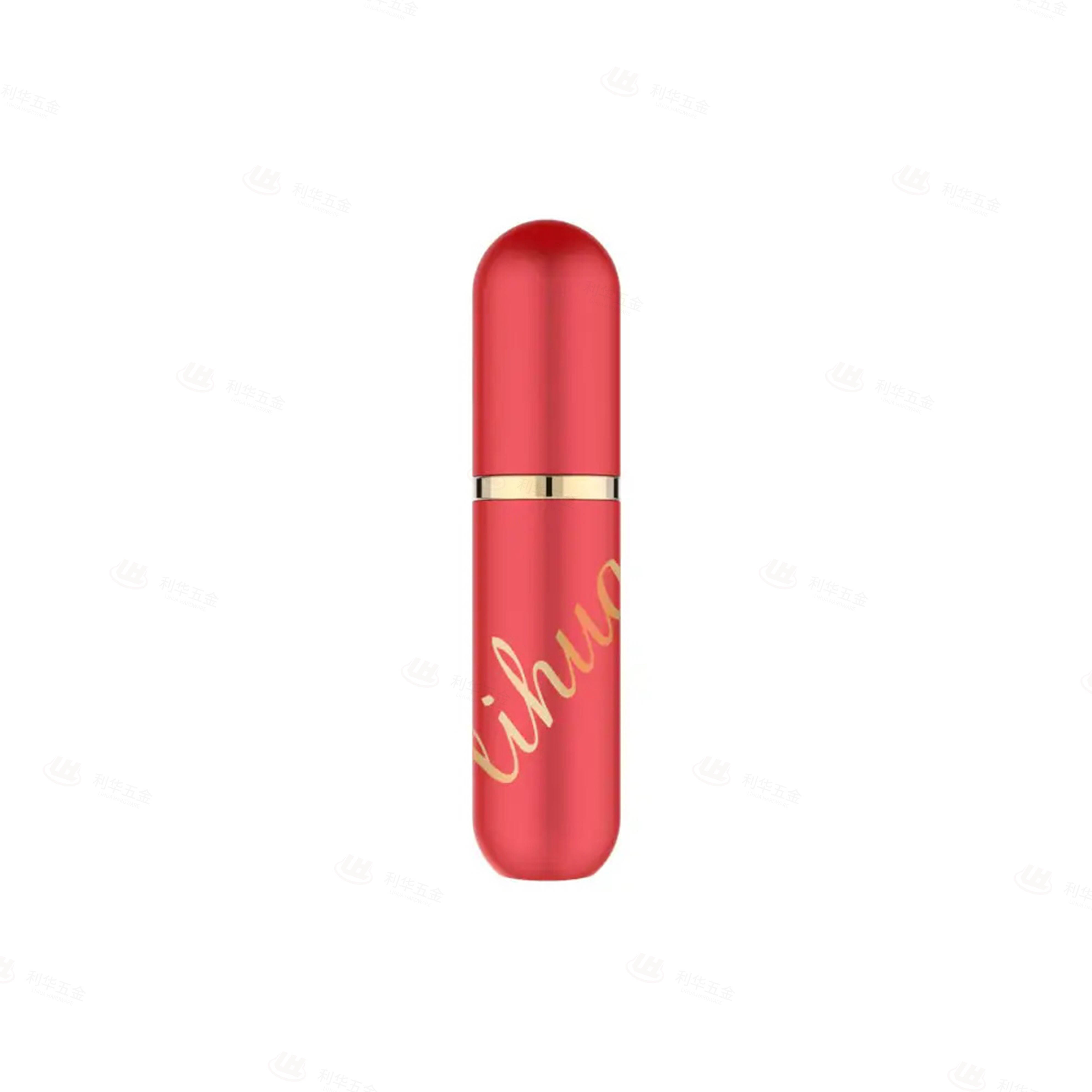 empty glass perfume bottles for sale Refillable Travel Portable mini round aluminum oral spray atomizer 10ml | PW-002A-A