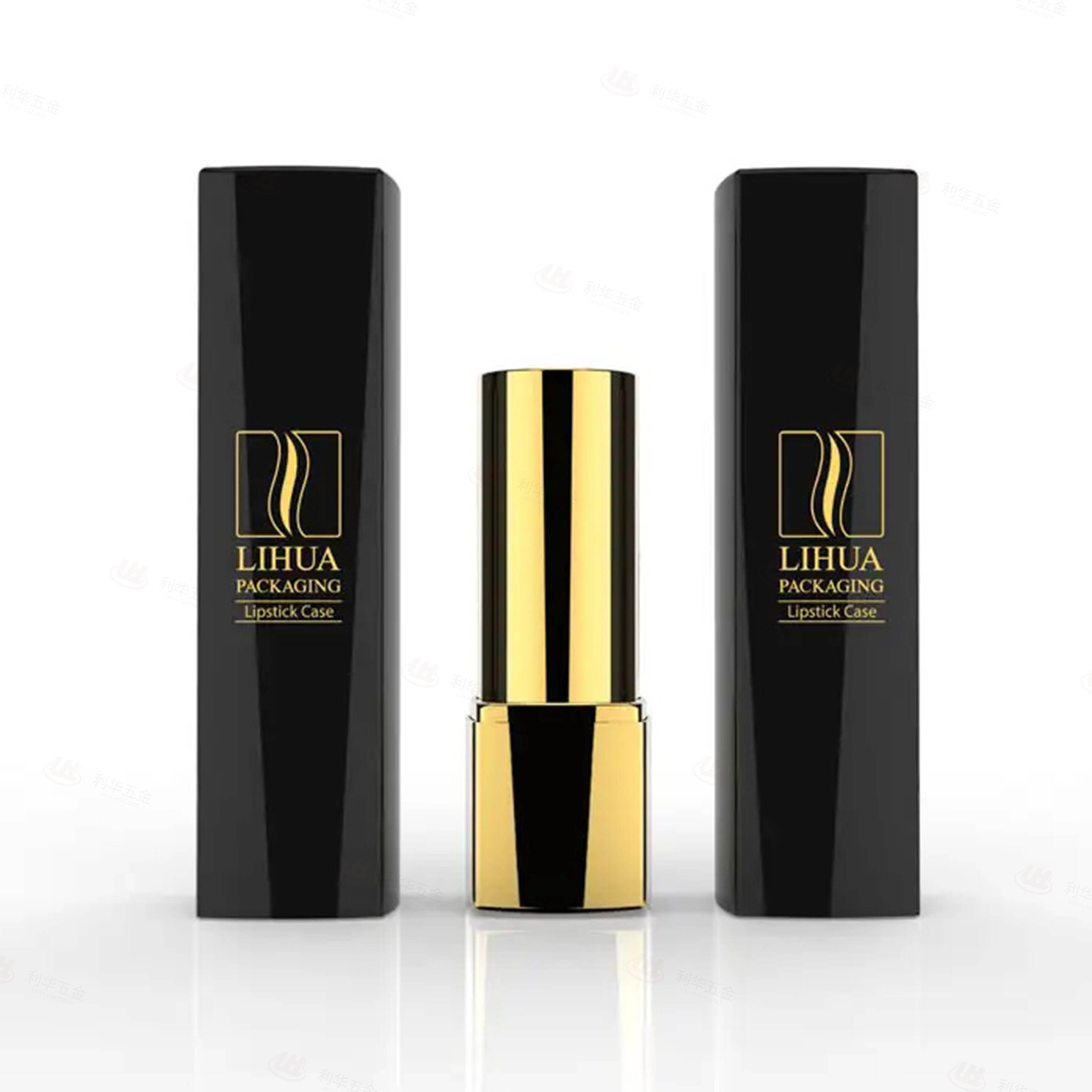 magnetic lipstick tube Luxury Cosmetics Packaging Spring Lipstick Tube （Square Shape）   | LCS-031A