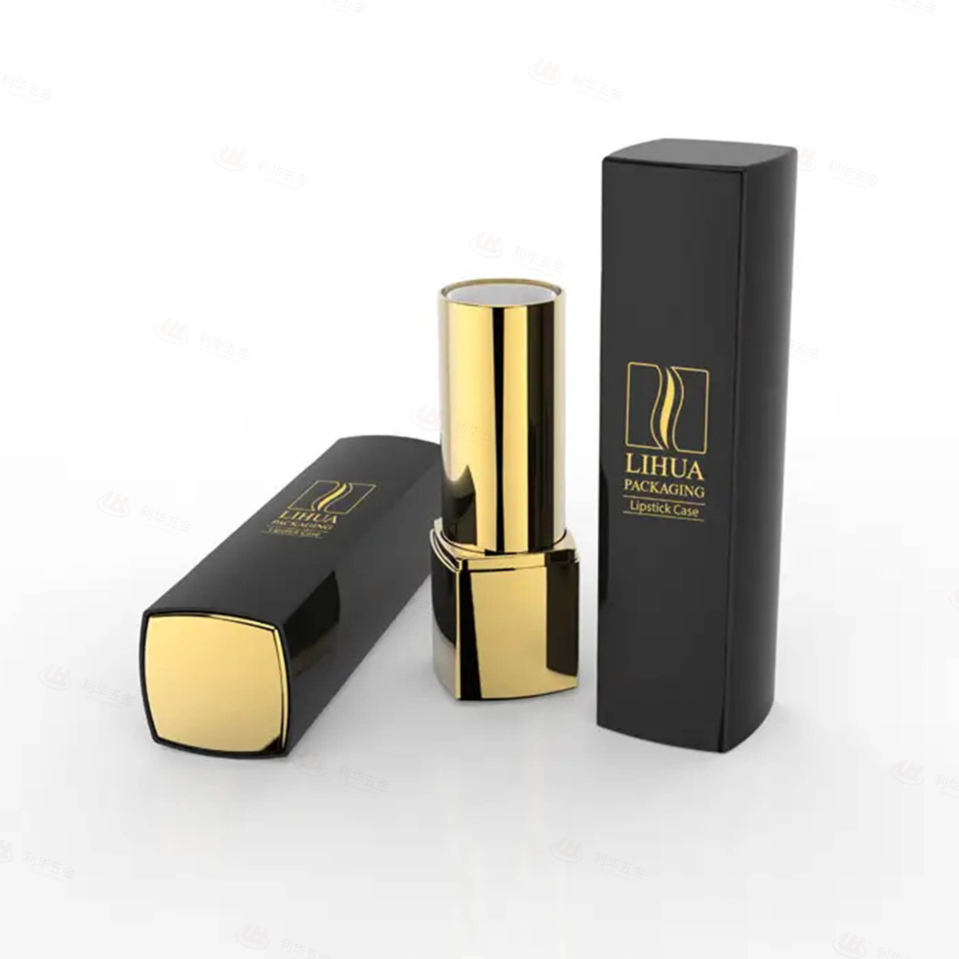 magnetic lipstick tube Luxury Cosmetics Packaging Spring Lipstick Tube （Square Shape）   | LCS-031A