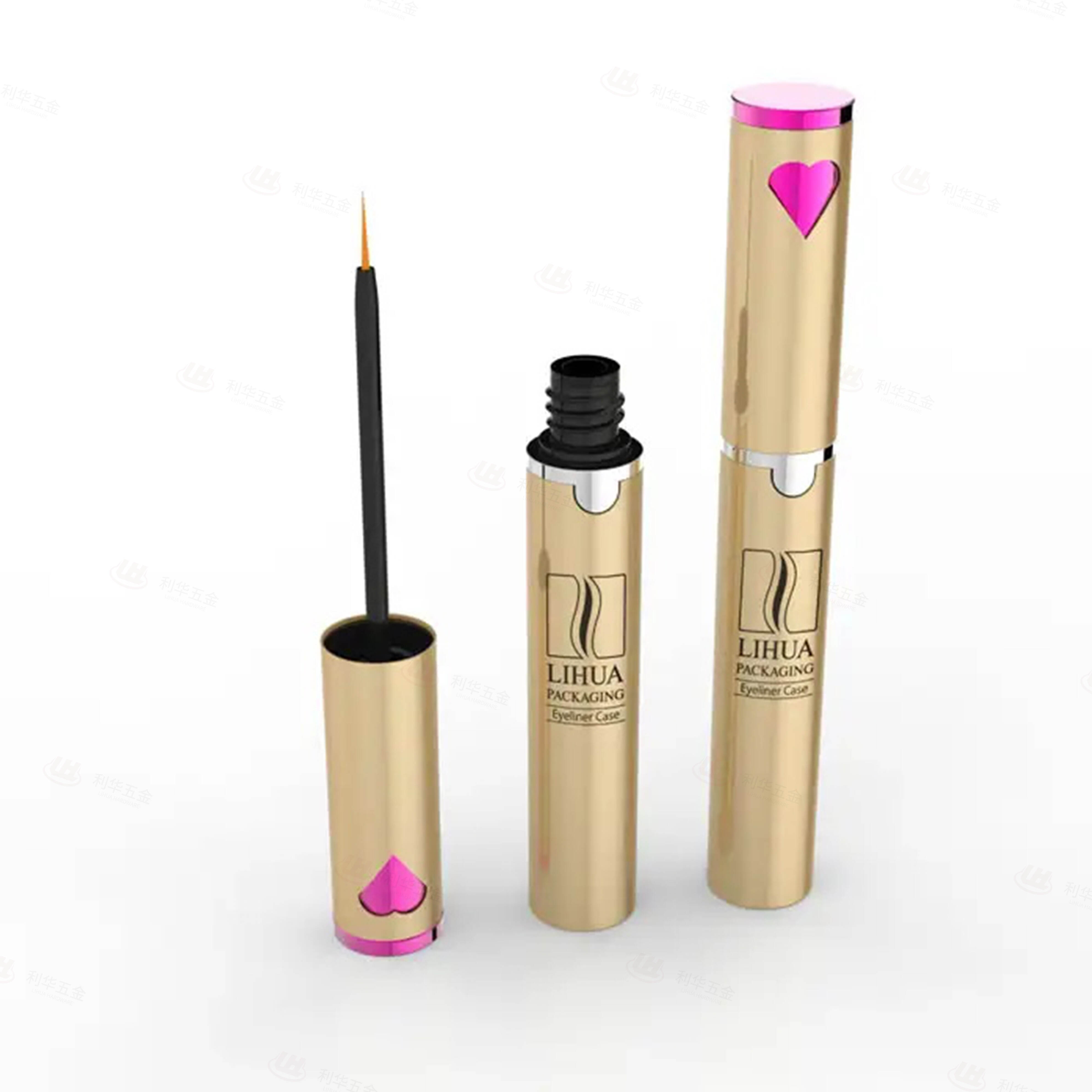 liquid eyeliner container Cosmetic packaging waterproof liquid eyeliner container tube mascara plastic with brush | EL-003A