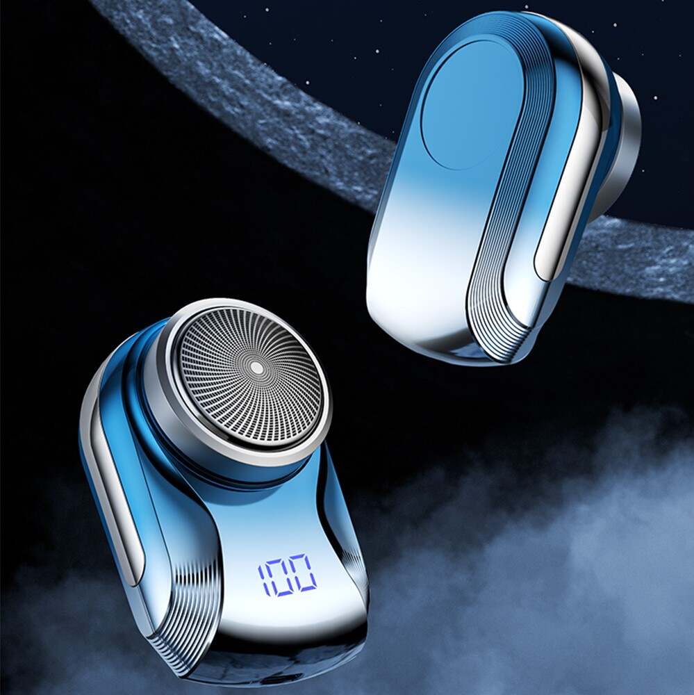 Portable Mini Electric Shaver Waterproof Hair Trimmer Travel Home Men's Electric Mini Shaver