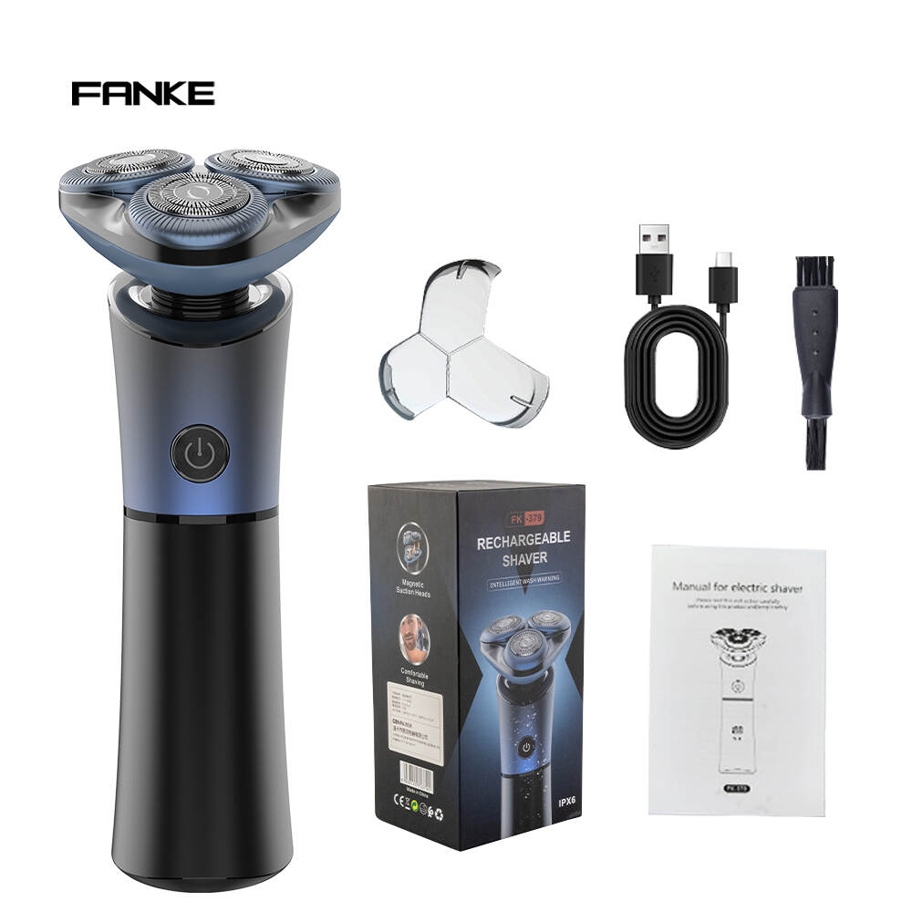 Electric Shaver Packaging and Accessories