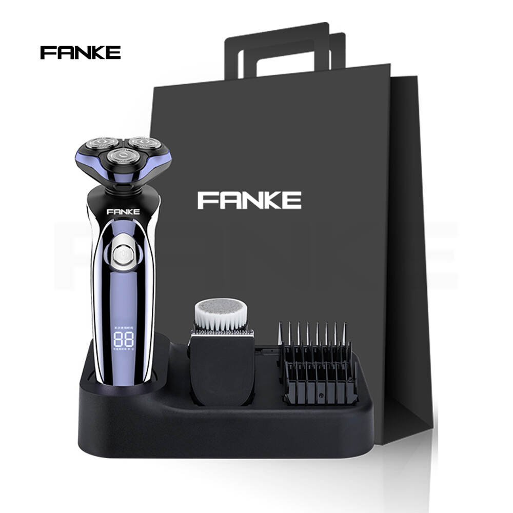 Professional  Men's Grooming Kit Rechargeable and Washable Wet and Dry Best Men's Shaver Kit
