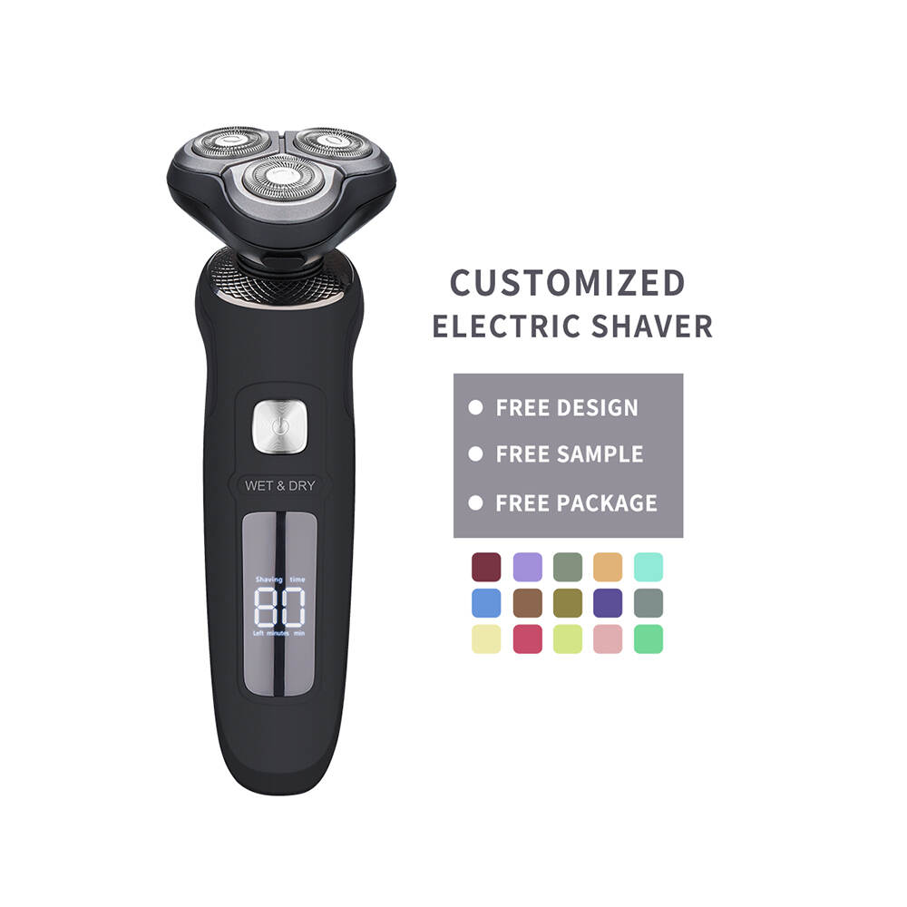 FK-8605 electric shaver with attachments