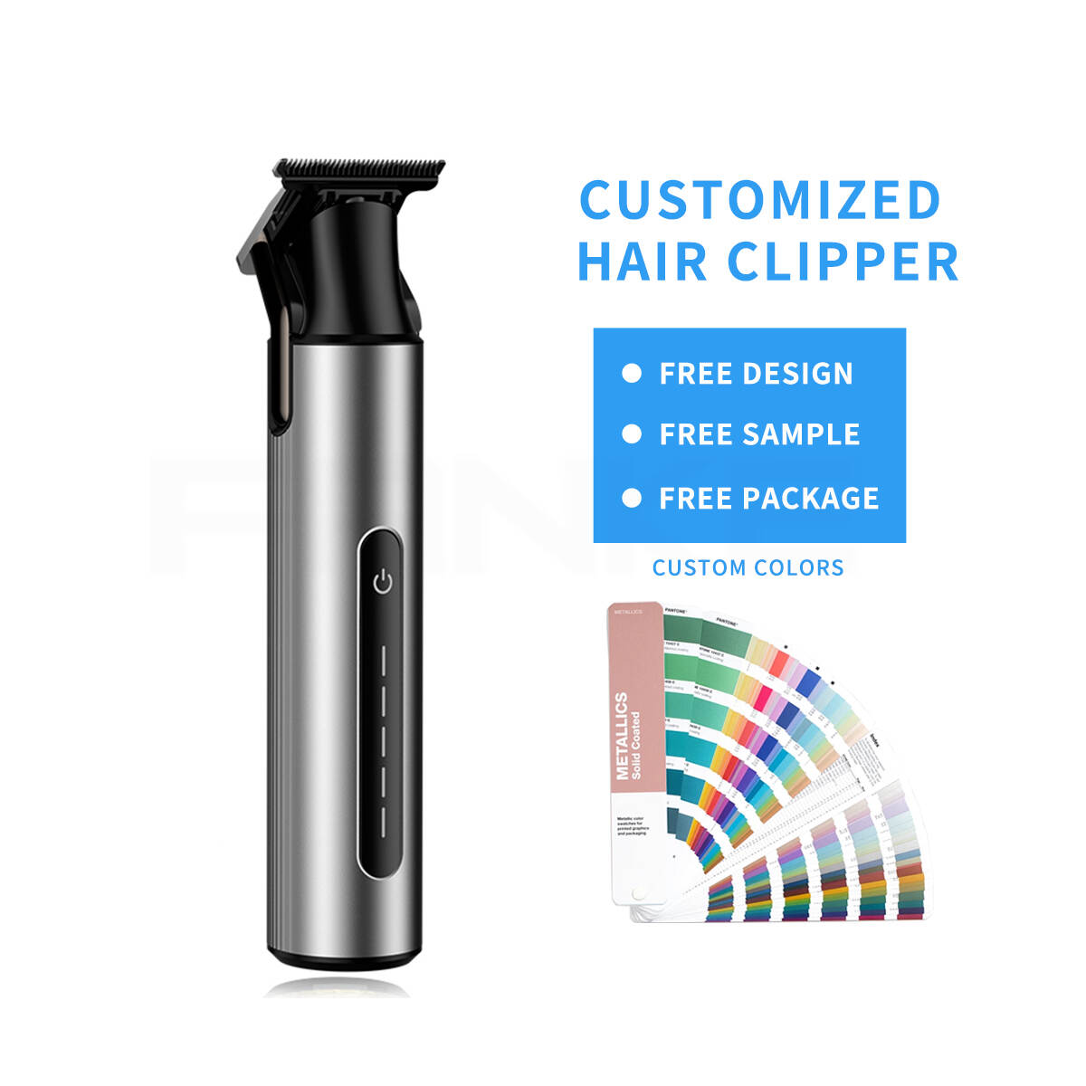Hair Clipper with Customizable Color Options