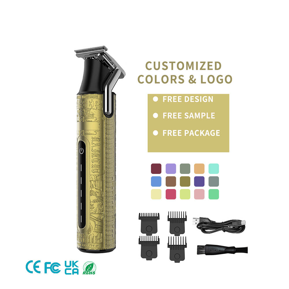 Electric Hair Clipper Professional USB Rechargeable Hair Trimmer Cordless Men's Hair Clipper