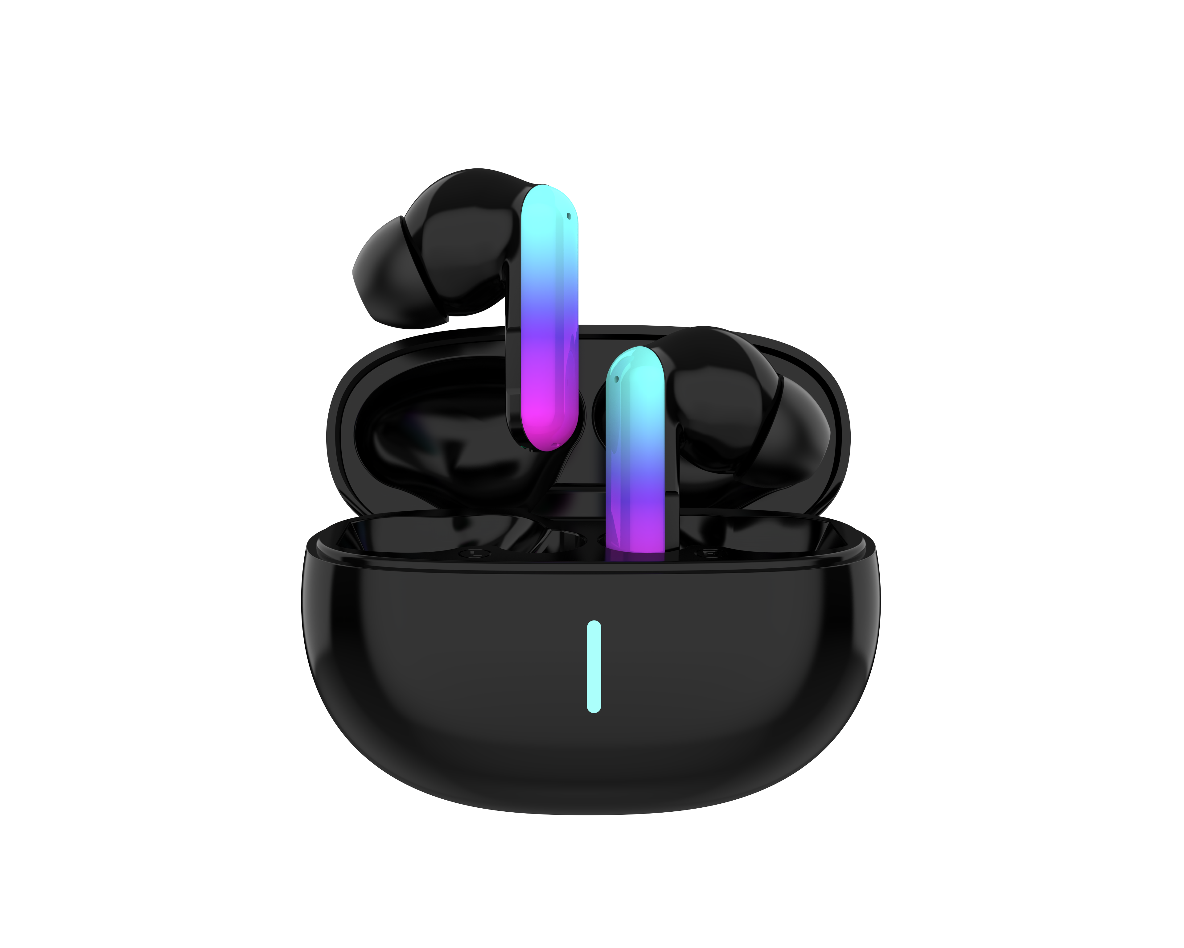 J2 TWS in-ear true wireless Bluetooth headset with cool colored lights and high sound quality for gaming music, mobile phones